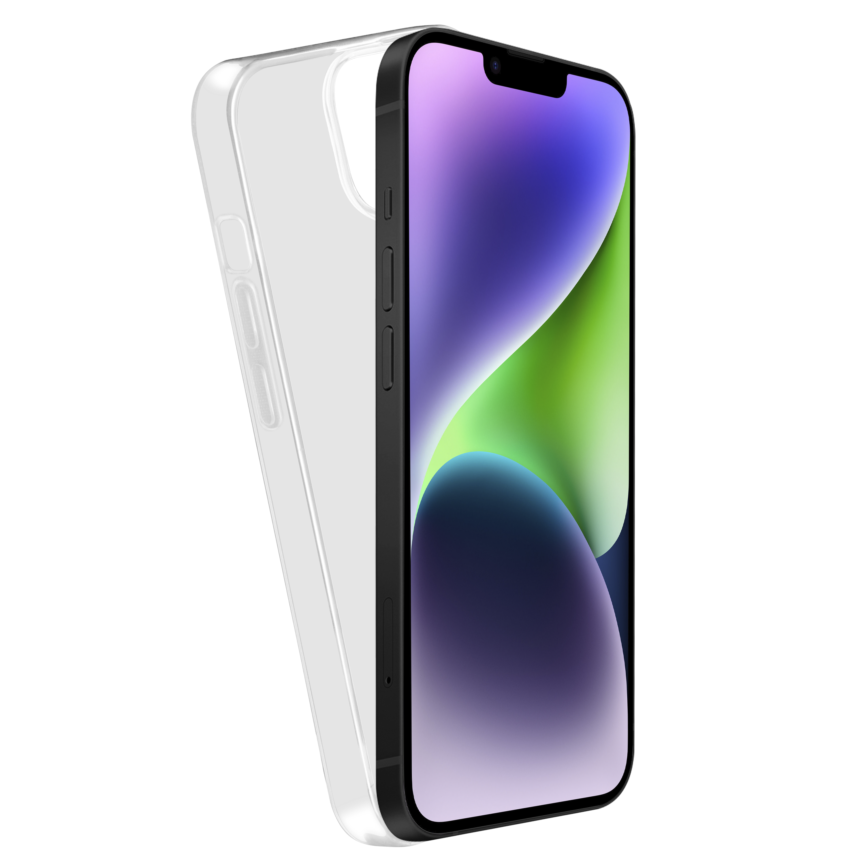 BeHello iPhone 14 Plus Thin gel case transparant