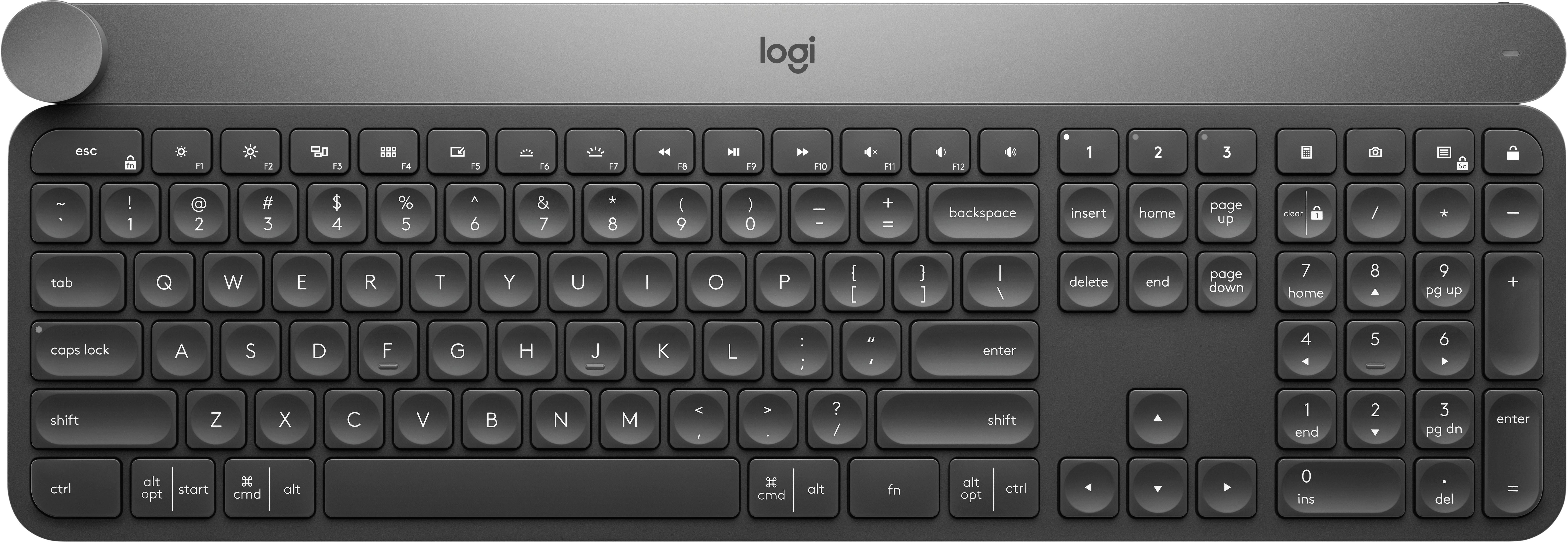Logitech Craft draadloos toetsenbord QWERTY zwart