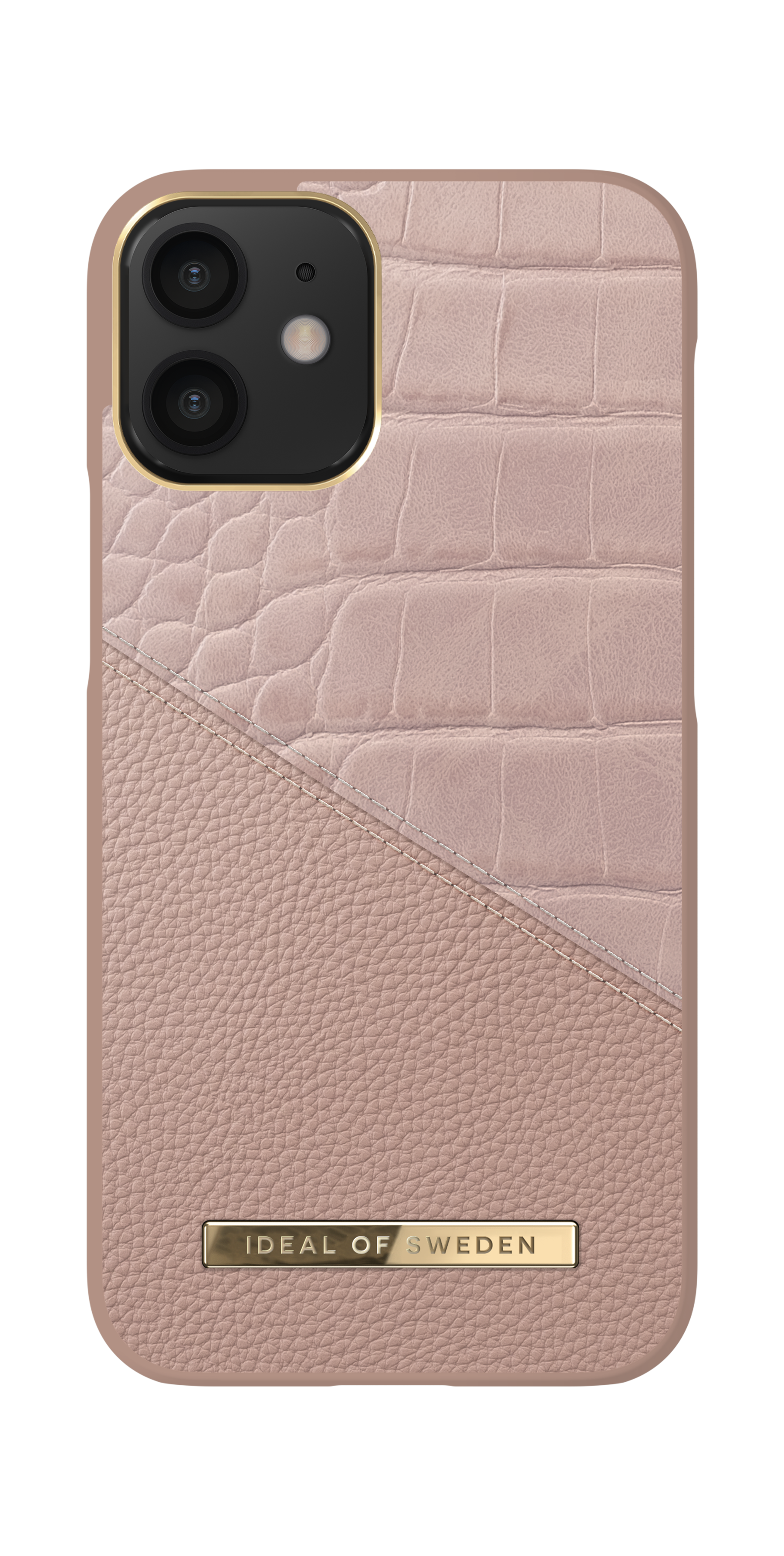 iDeal of Sweden iPhone 12 mini Fashion back case rose smoke croco