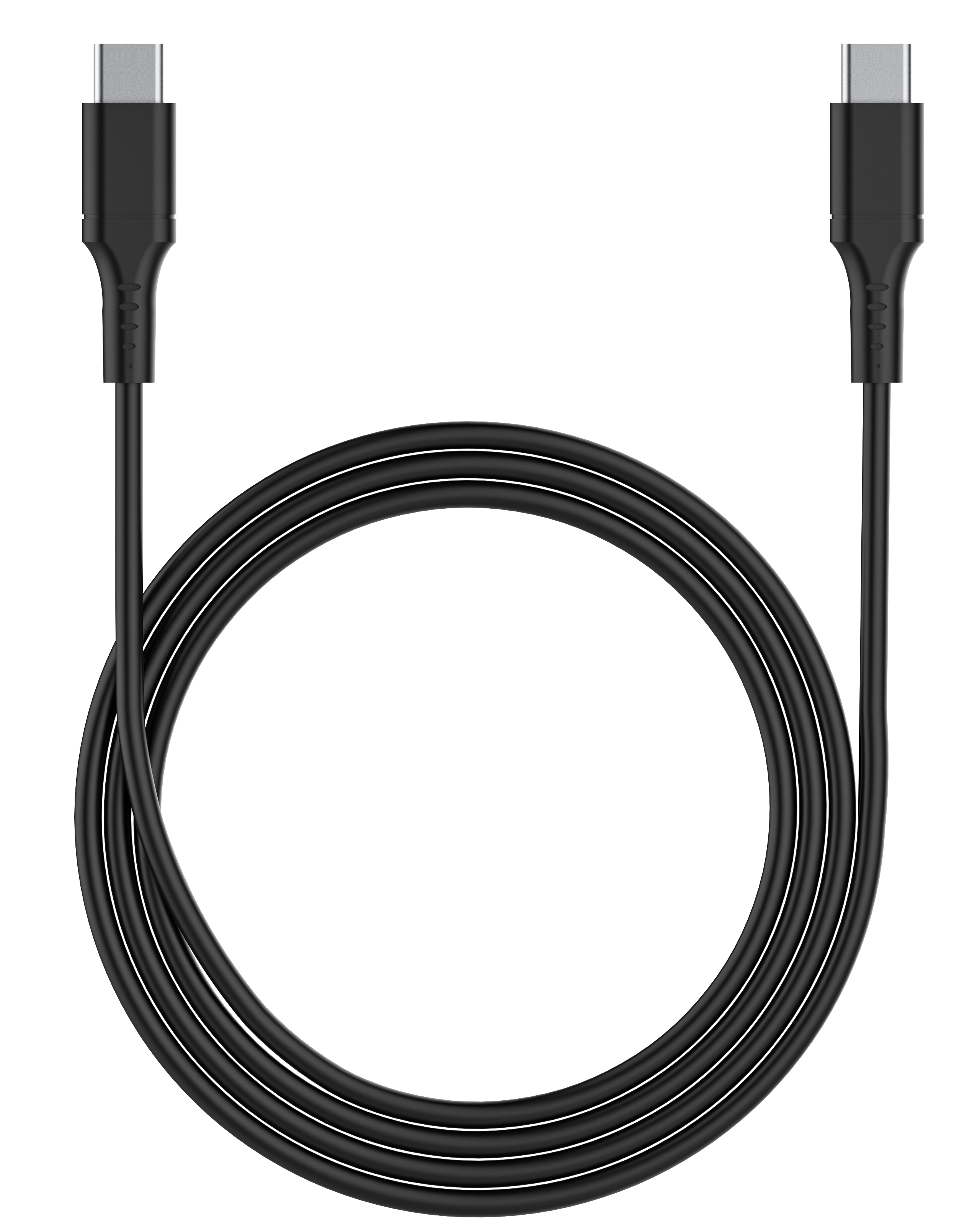 BeHello USB-C naar USB-C kabel 1m zwart
