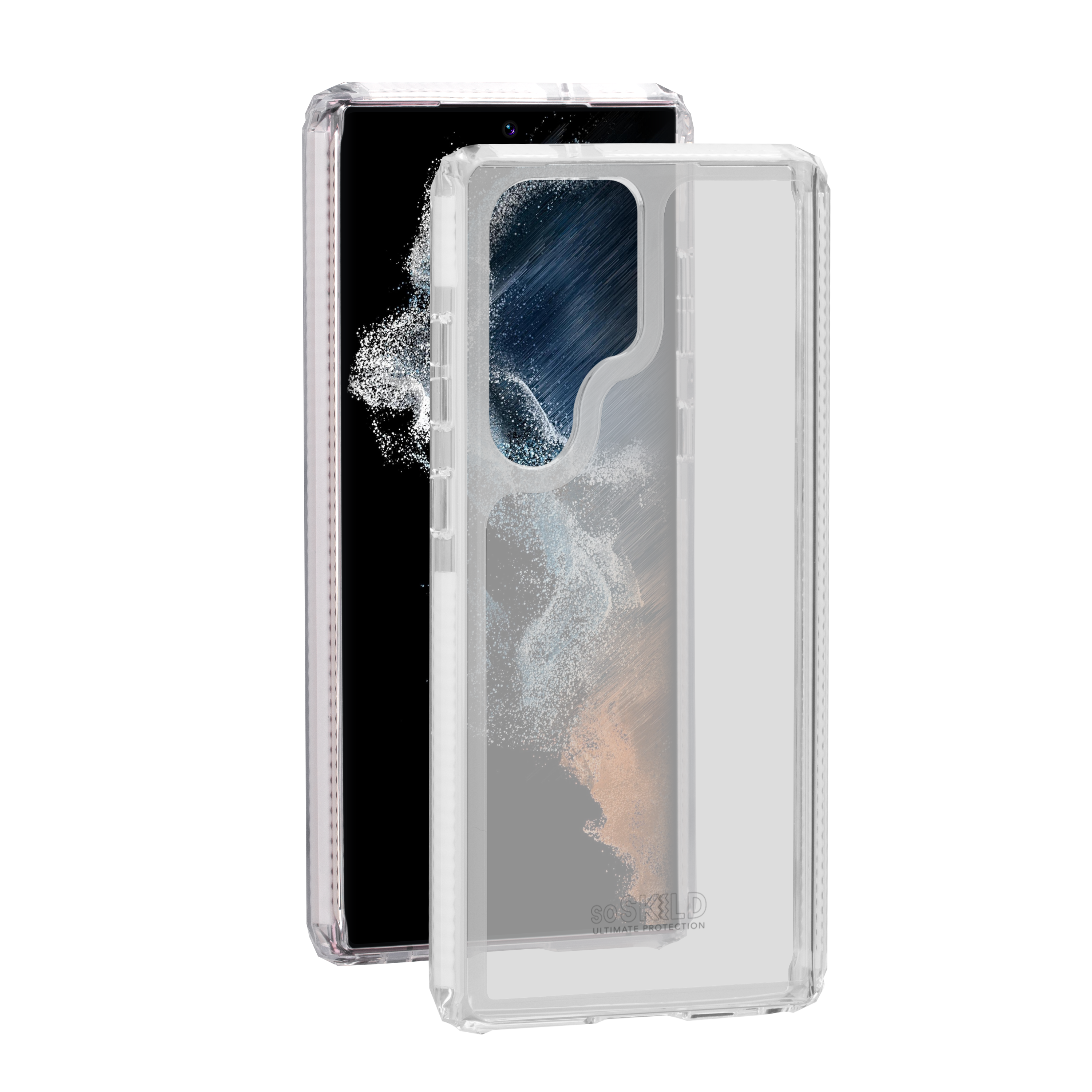 SoSkild Samsung Galaxy S23 Ultra Defend heavy impact case transparant