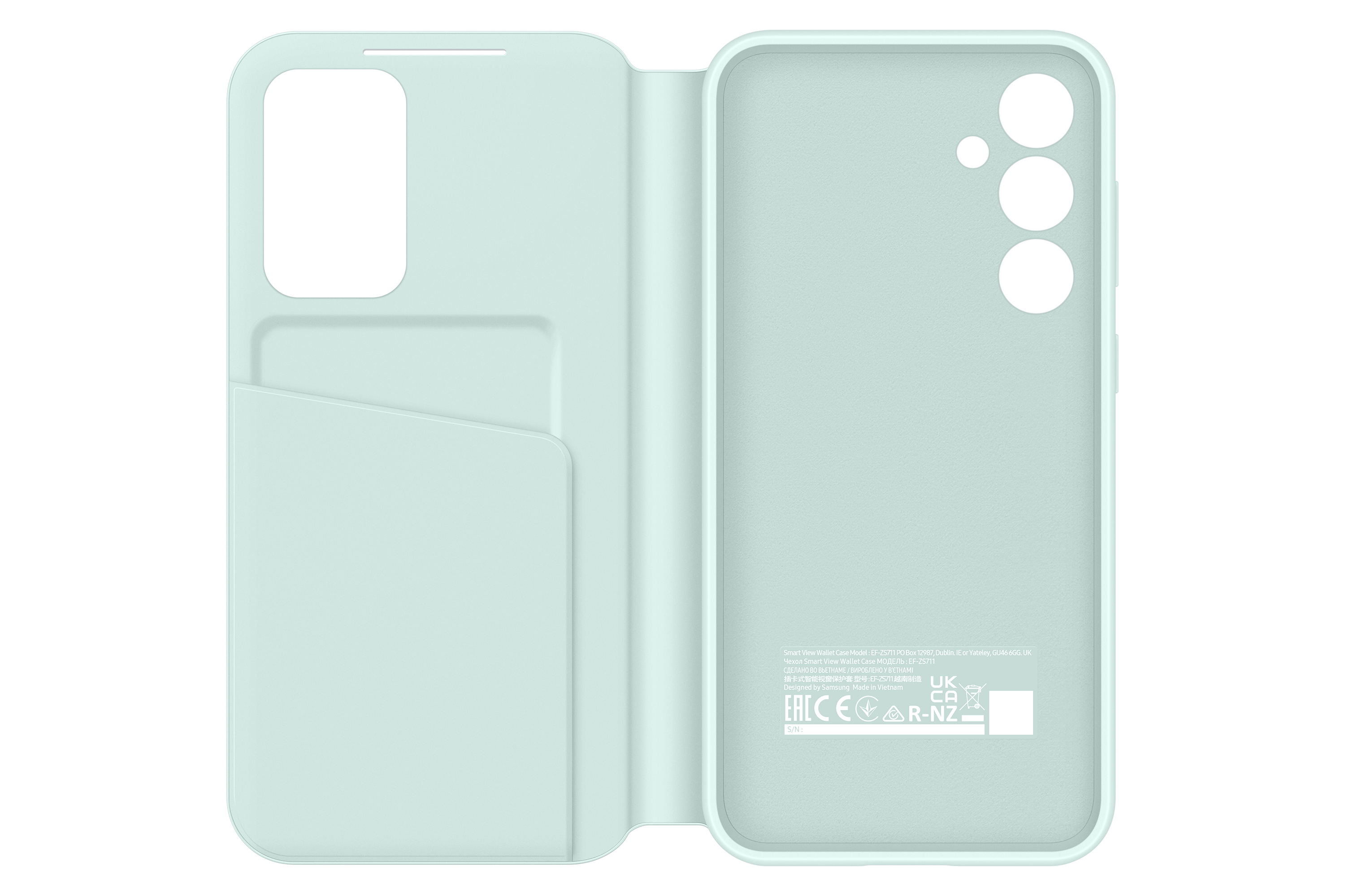 Samsung Galaxy S23 FE Smart view wallet case mint
