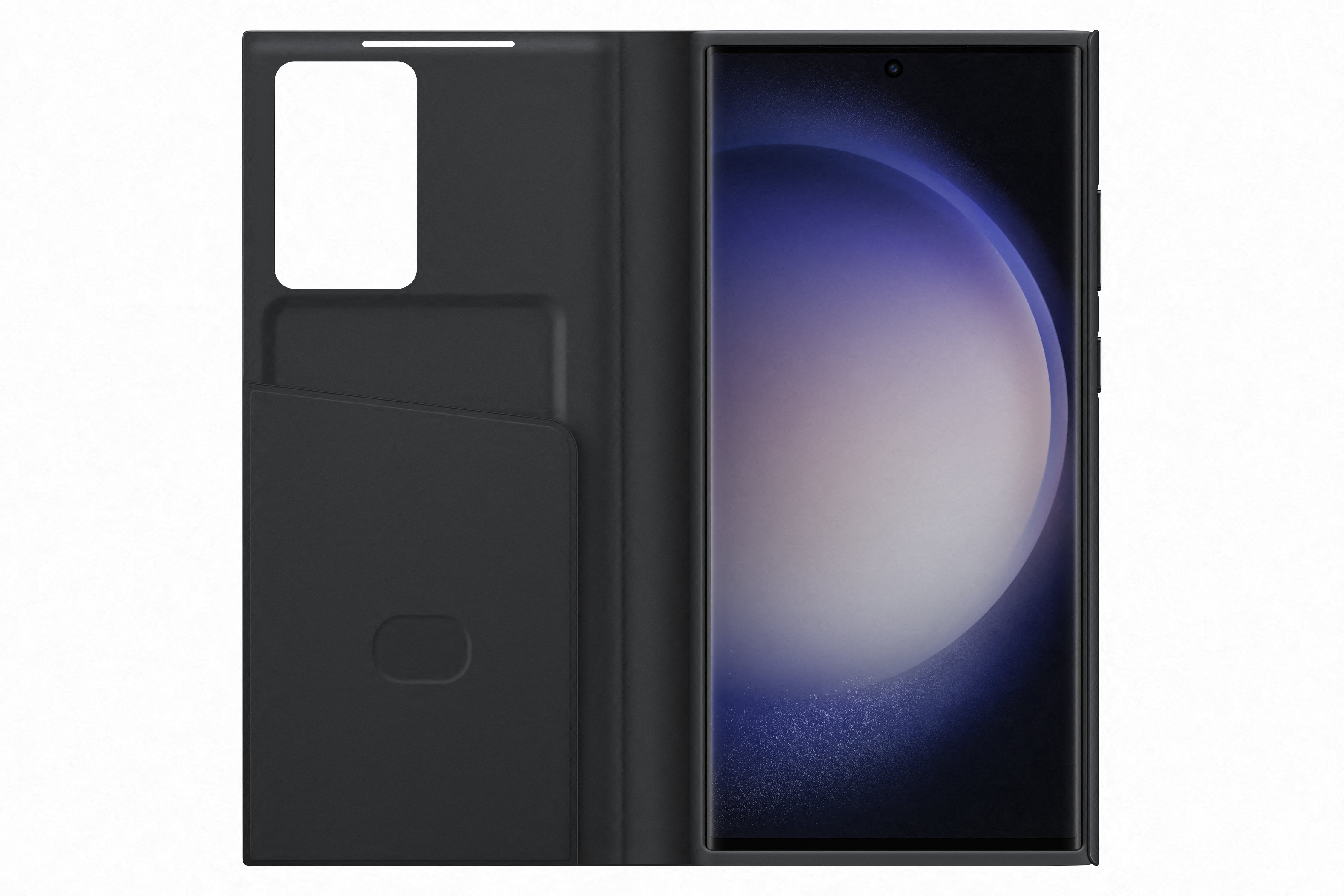 Samsung Galaxy S23 Ultra Smart view wallet case zwart