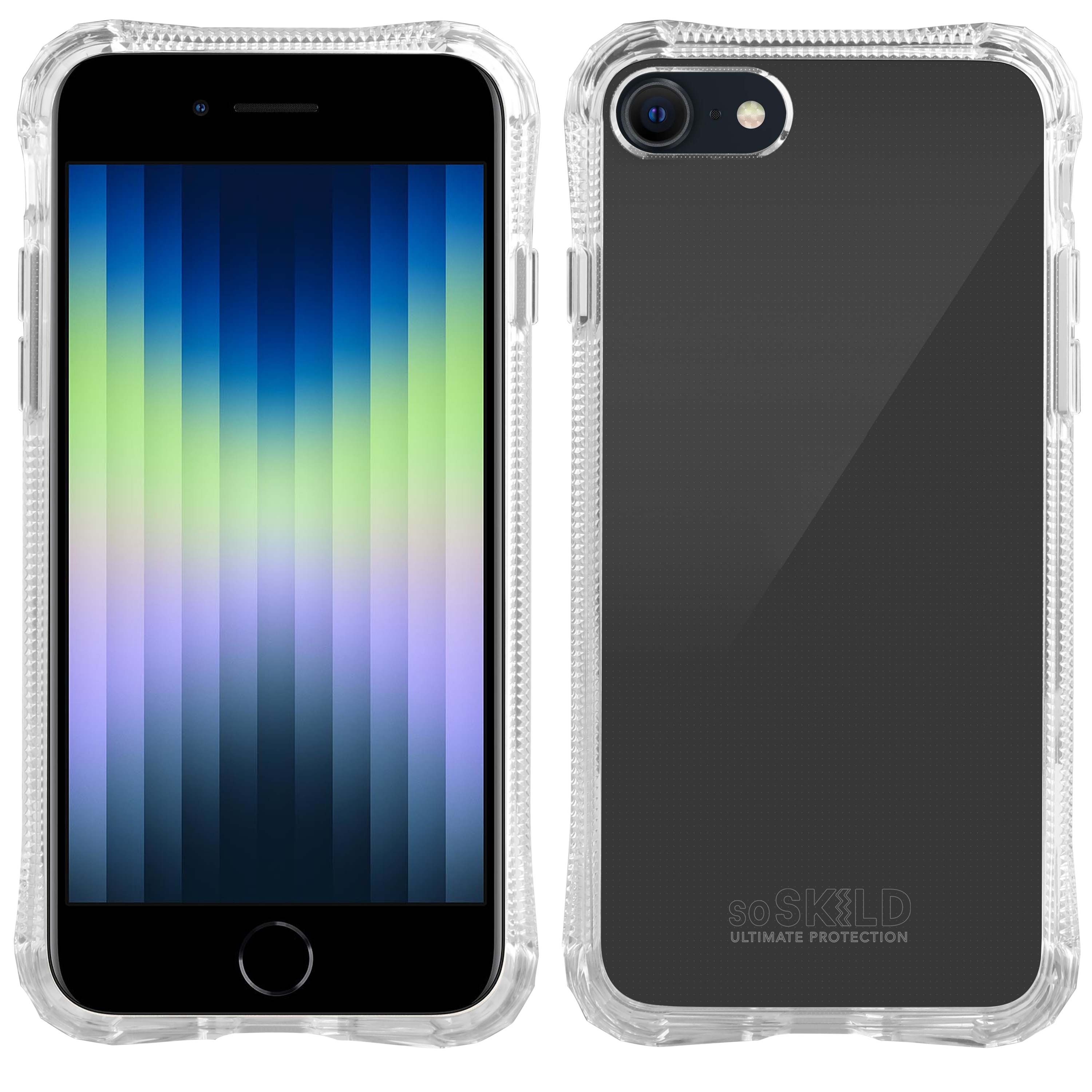 SoSkild iPhone SE 2022 Absorb impact case transparant