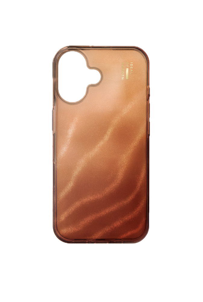 iDeal of Sweden iPhone 17 Glitter glow case met magnetische ring mocha mousse