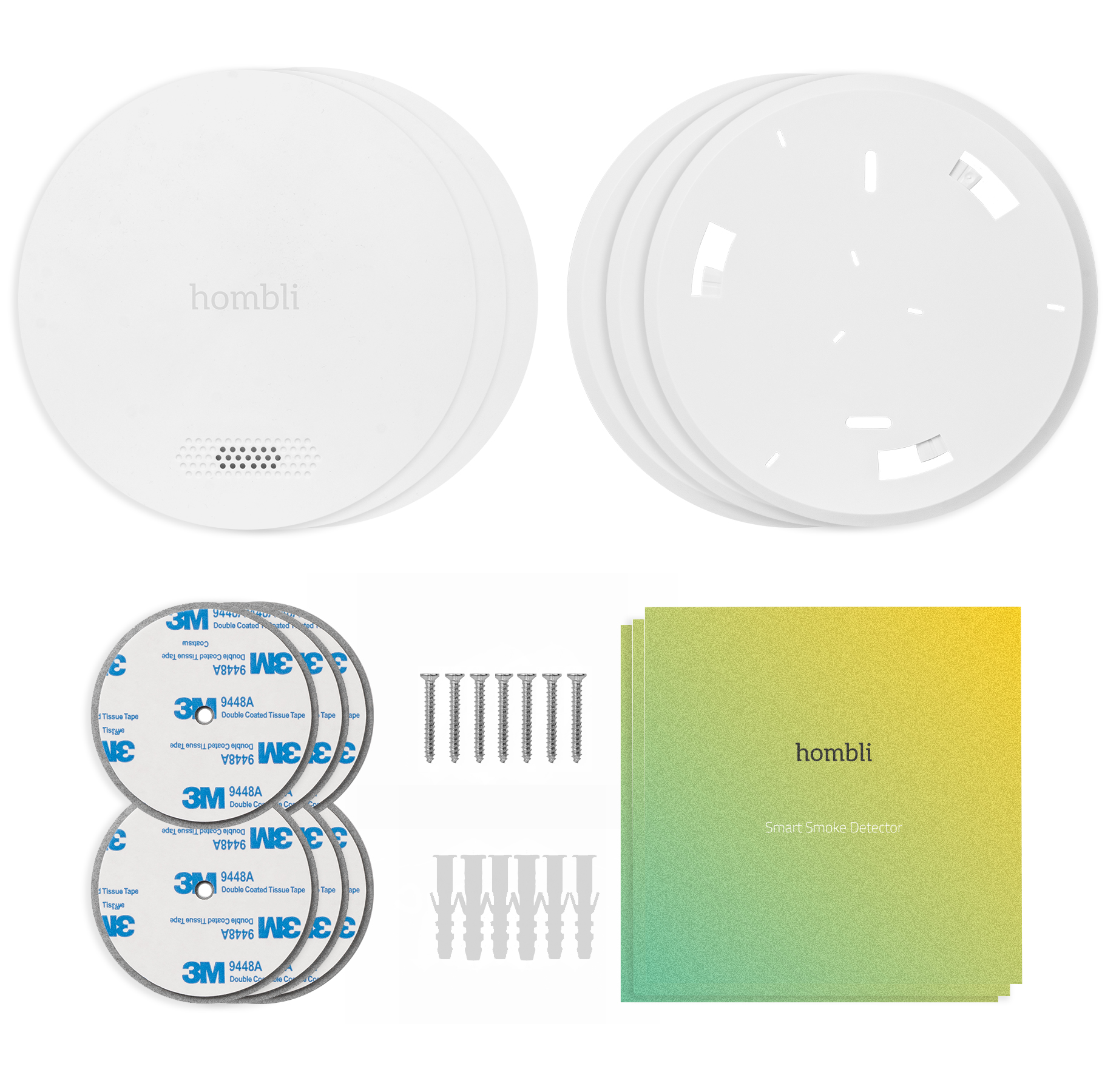 Hombli Slimme rookmelder 3 pack wit