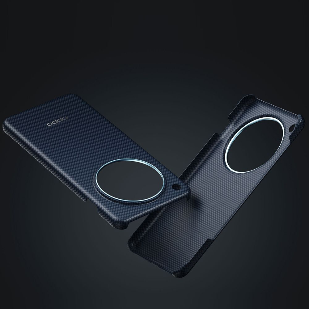 Oppo Find X8 Aramid Fiber case met magnetische ring zwart
