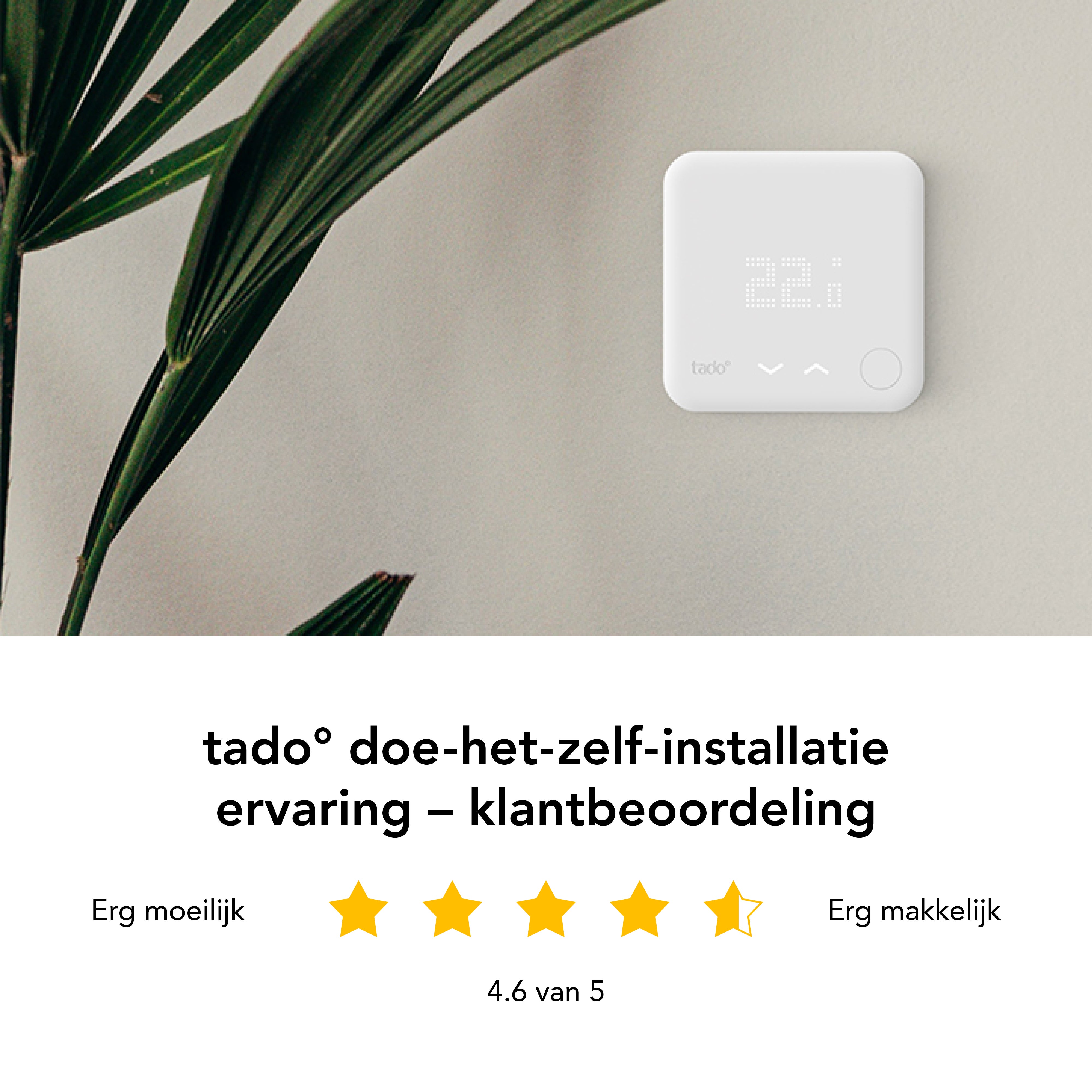 Tado Slimme thermostaat V3 startpakket wit