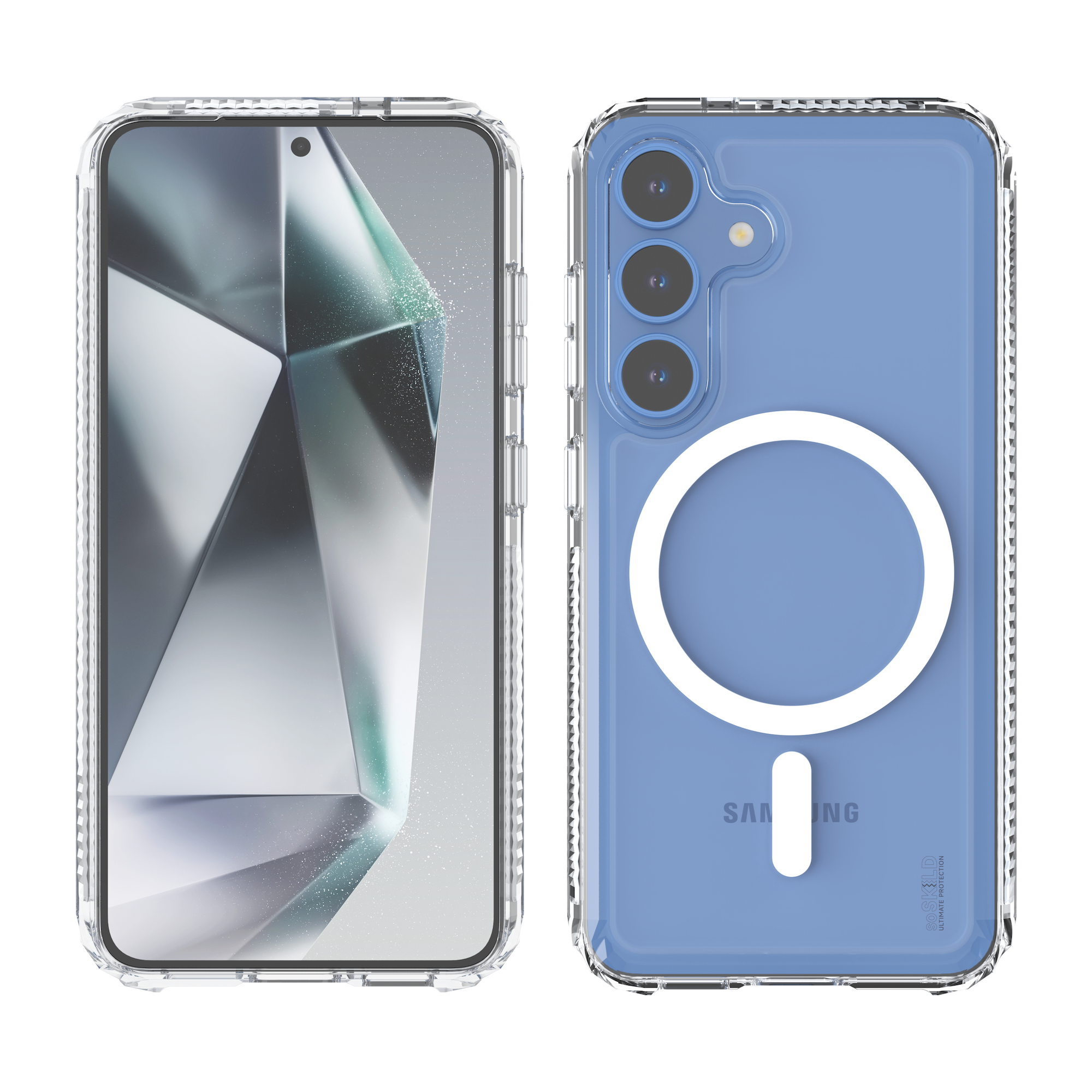 SoSkild Samsung Galaxy S25 Defend heavy impact case transparant