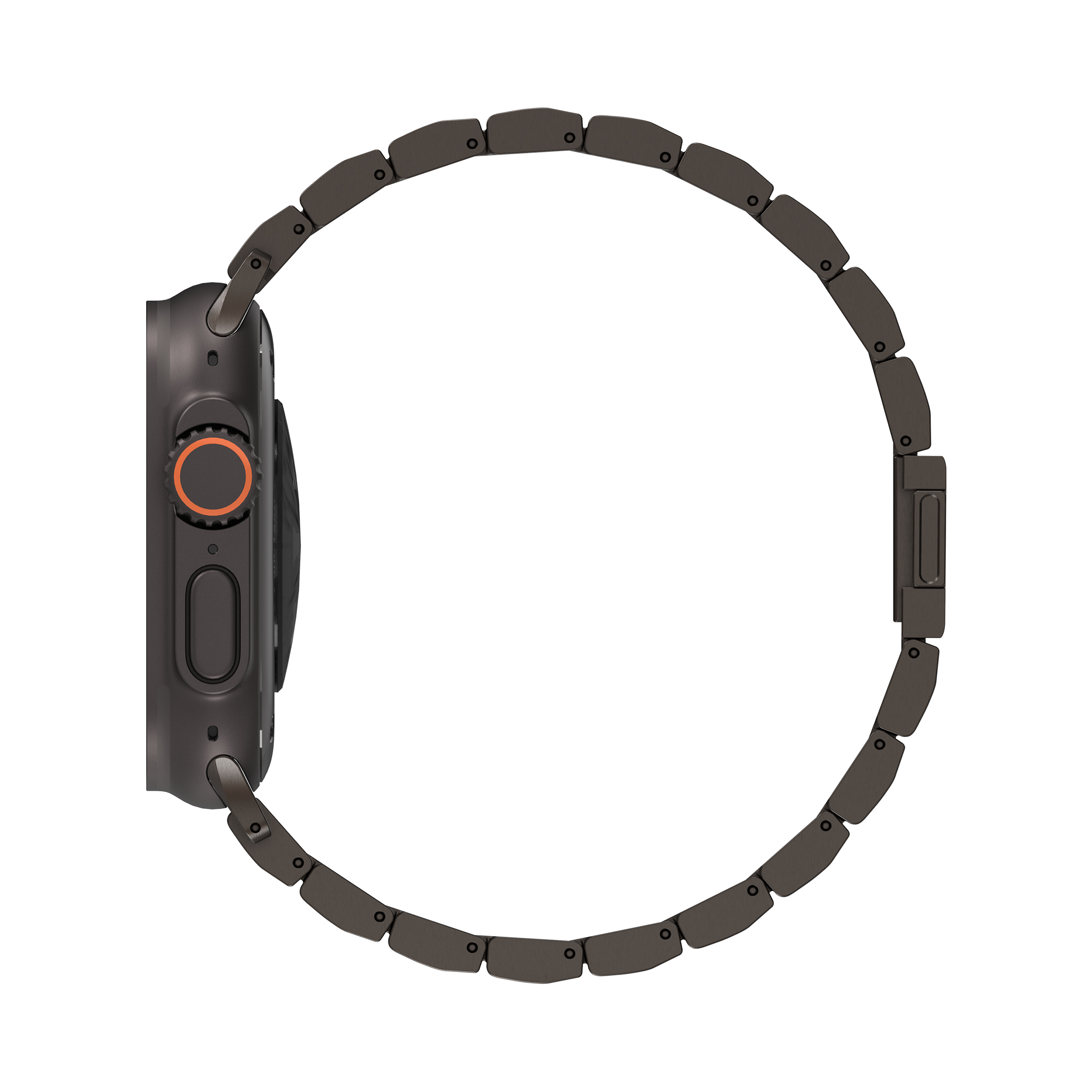 Decoded Titanium Traction bandje voor Apple Watch (Ultra 1/2) 44/45/46/49 mm zwart