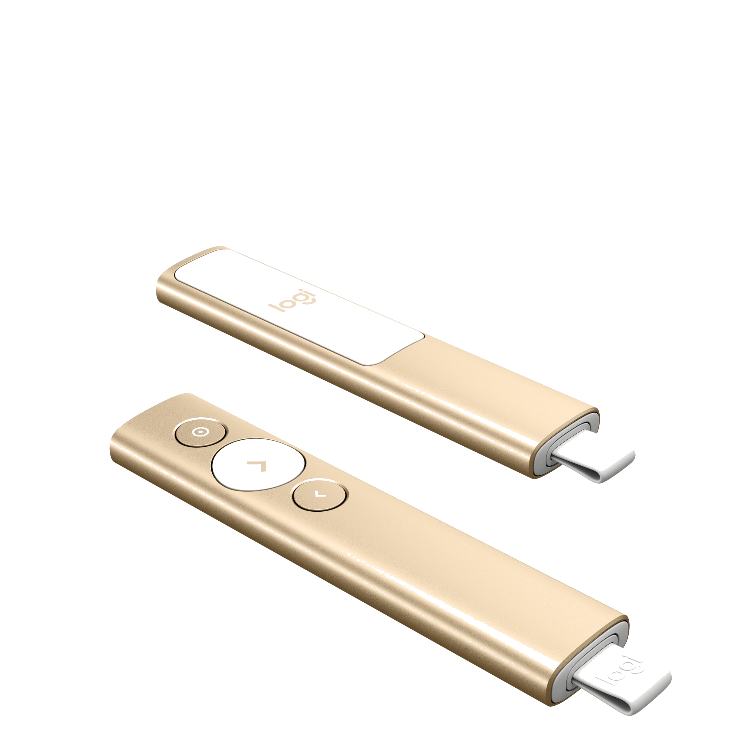Logitech Spotlight presenter goud