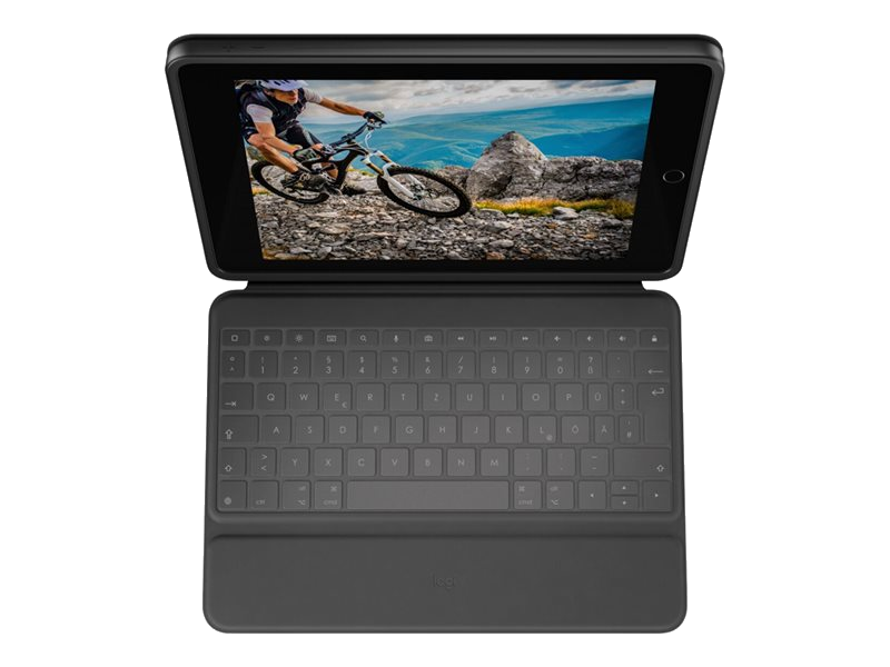 Logitech iPad (10e generatie) Rugged folio toetsenbordcase QWERTY zwart