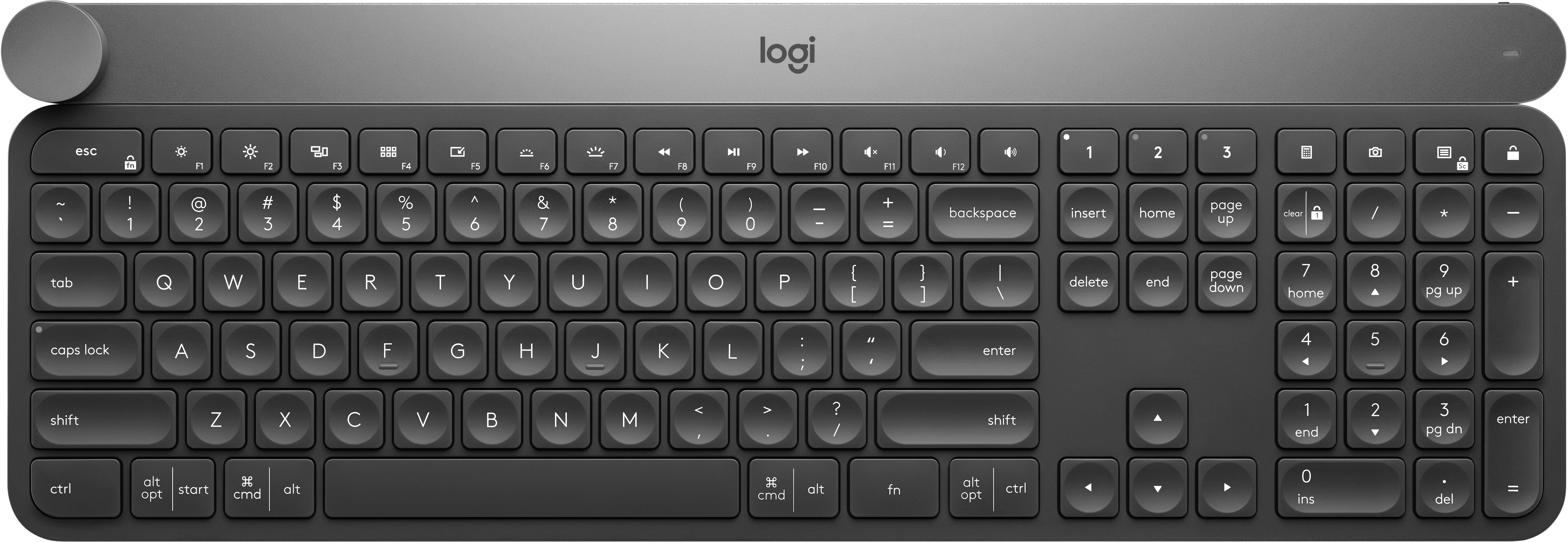 Logitech Craft draadloos toetsenbord QWERTY zwart