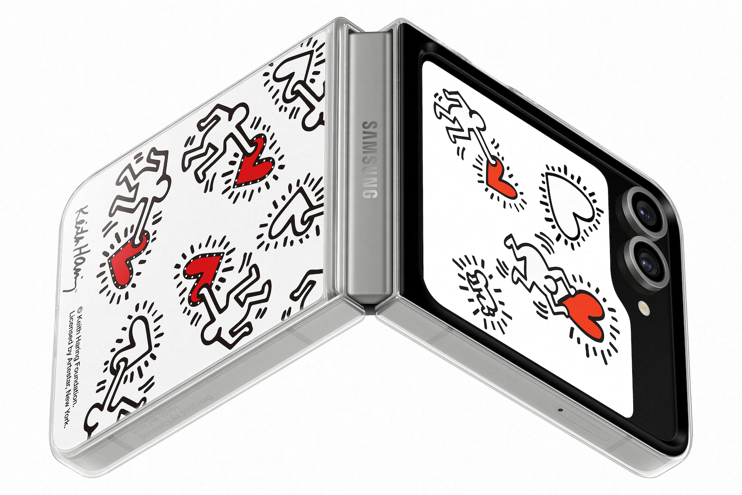 Samsung Galaxy Flip6 / Flip7 FE Flipsuit case transparant