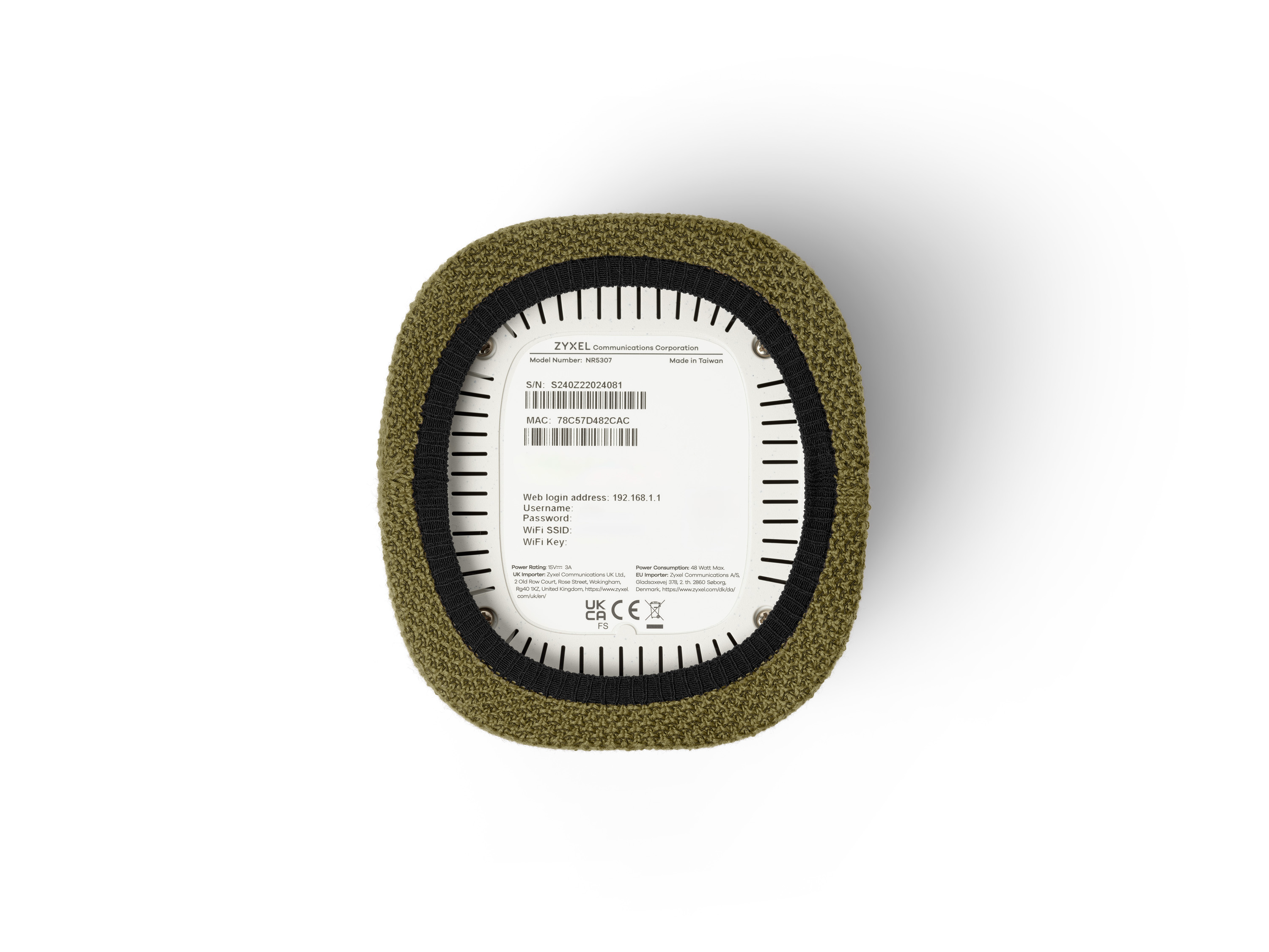 Klik&Klaar modemhoes green