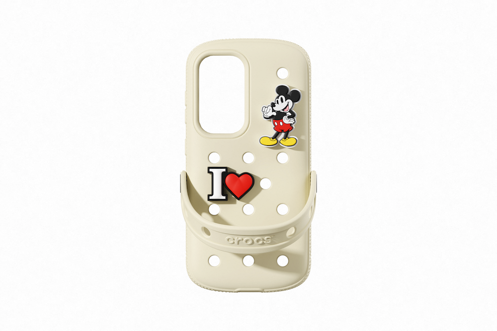 Samsung Galaxy S25 Crocs case bone