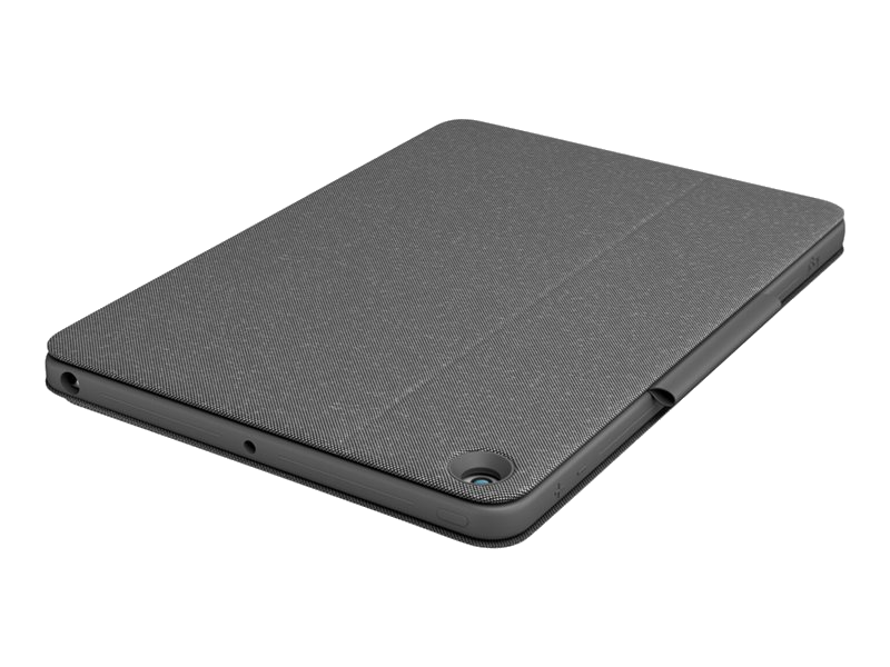 Logitech iPad (10e generatie) Combo touch toetsenbordcase QWERTY grijs