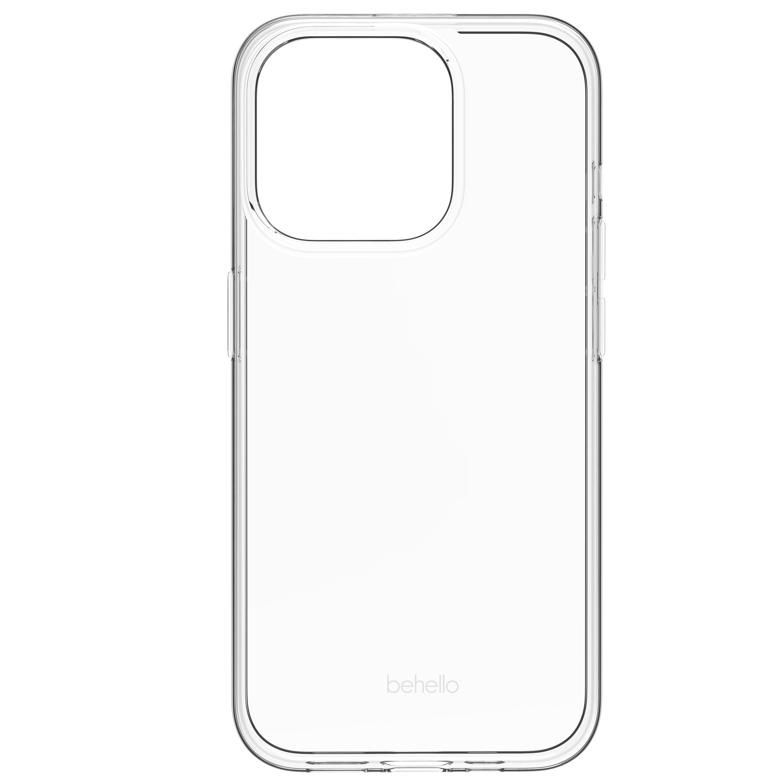 BeHello iPhone 15 Pro Thin gel case transparant
