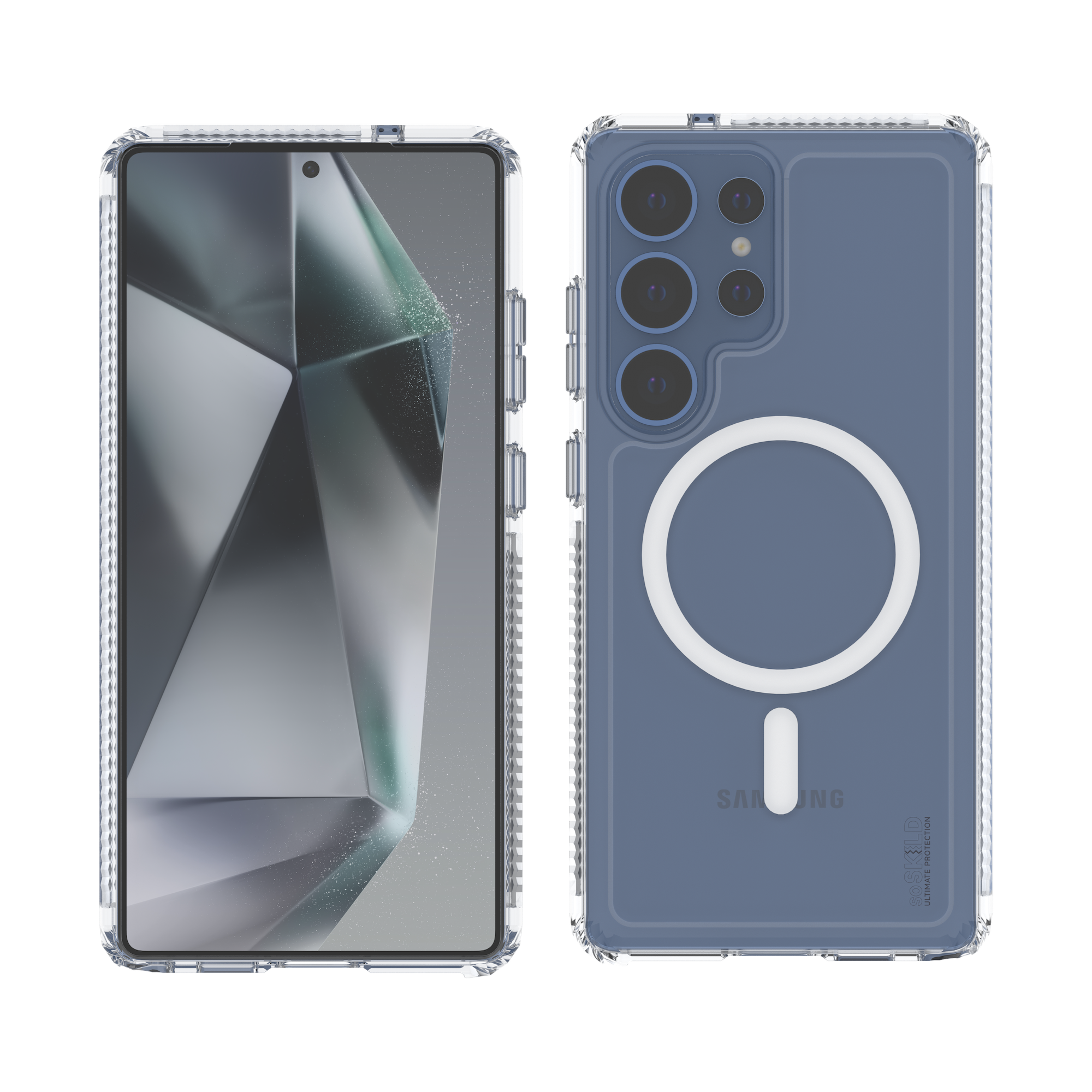 SoSkild Samsung Galaxy S25 Ultra Defend heavy impact case transparant