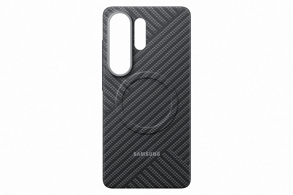 Samsung Galaxy S26 Ultra Carbon magnet case grijs