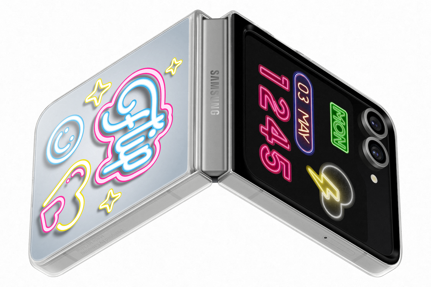 Samsung Galaxy Flip6 / Flip7 FE Flipsuit case transparant