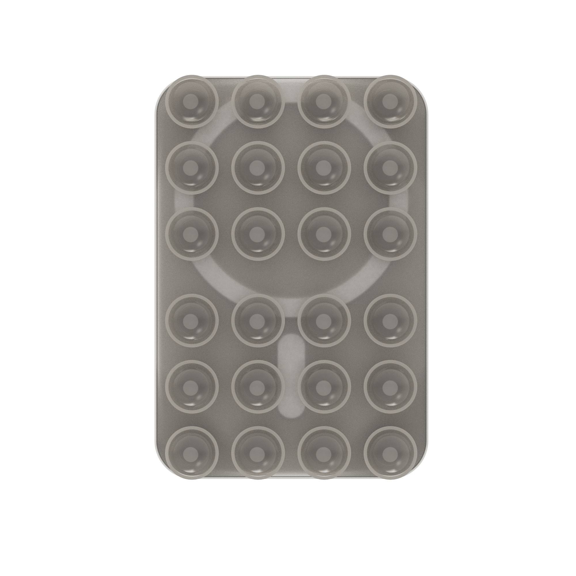 BeHello Telefoonhouder met magnetische ring grijs