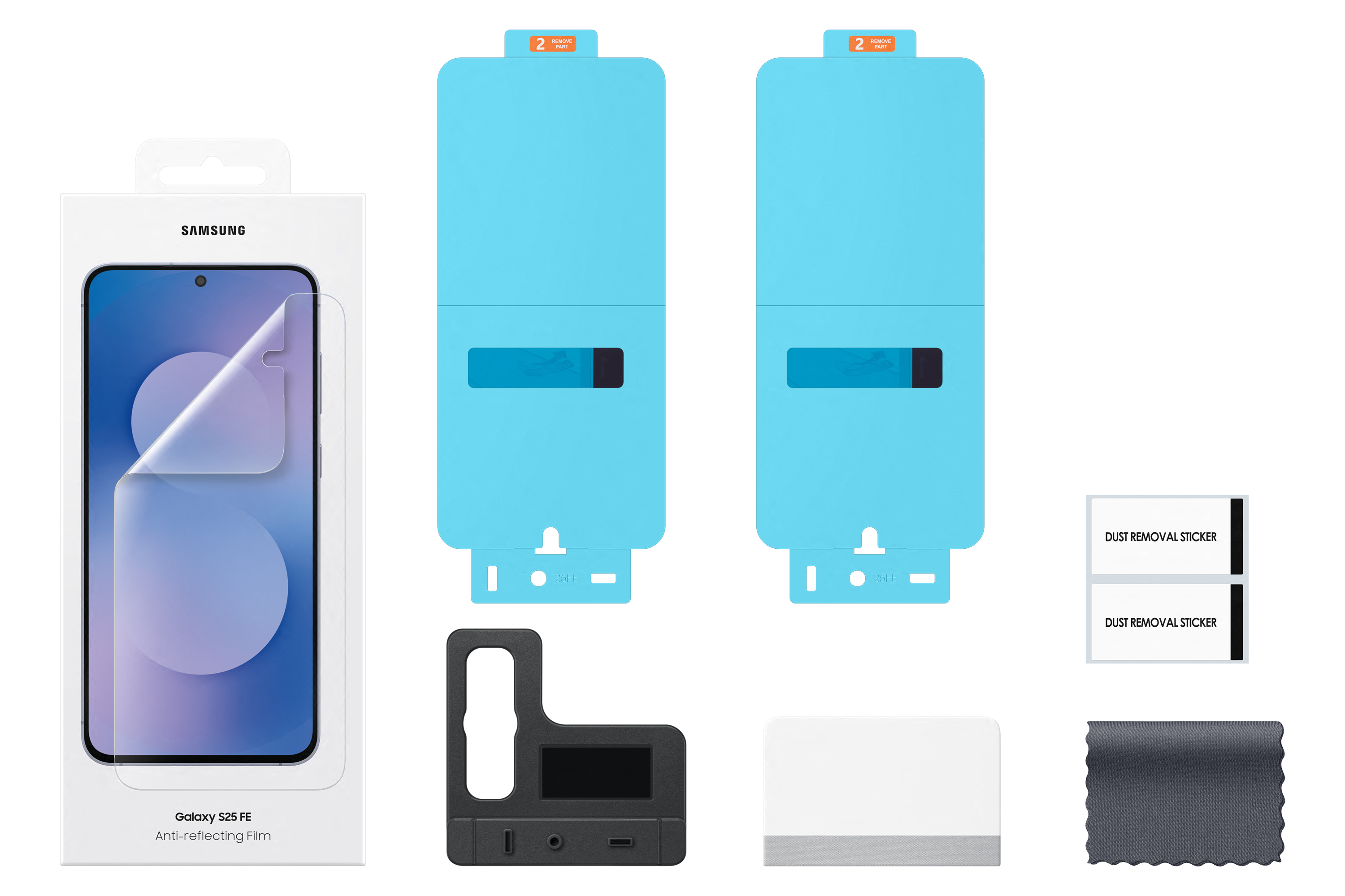 Samsung Galaxy S25 FE Anti-reflecting film screen protector transparant