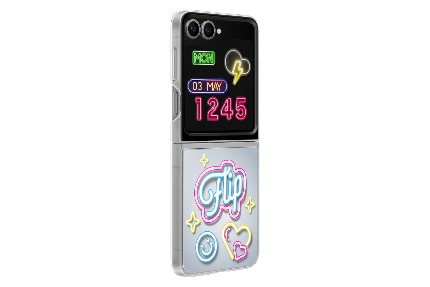 Samsung Galaxy Flip6 Flipsuit case transparant