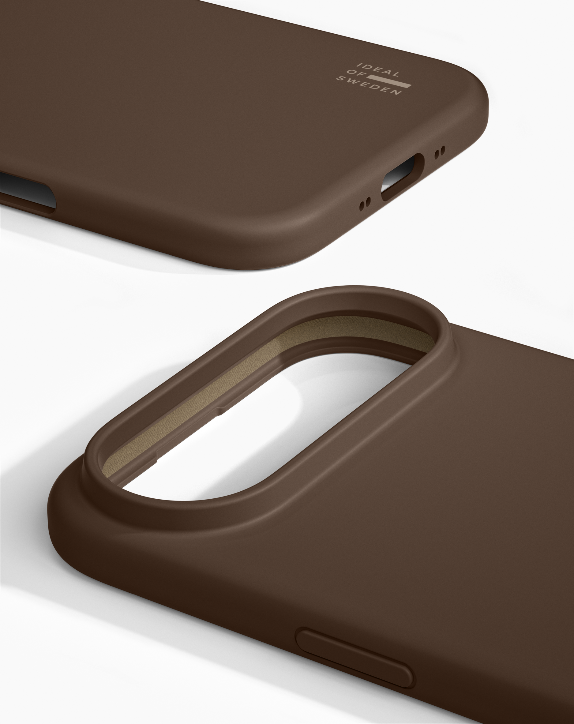 iDeal of Sweden iPhone Air Silicone case met magnetische ring mocha mousse