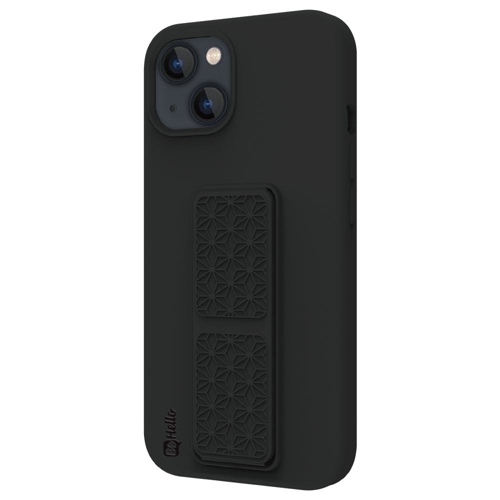 BeHello iPhone 14 Soft touch strap case zwart