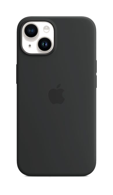 Apple iPhone 14 Silicone case met MagSafe midnight