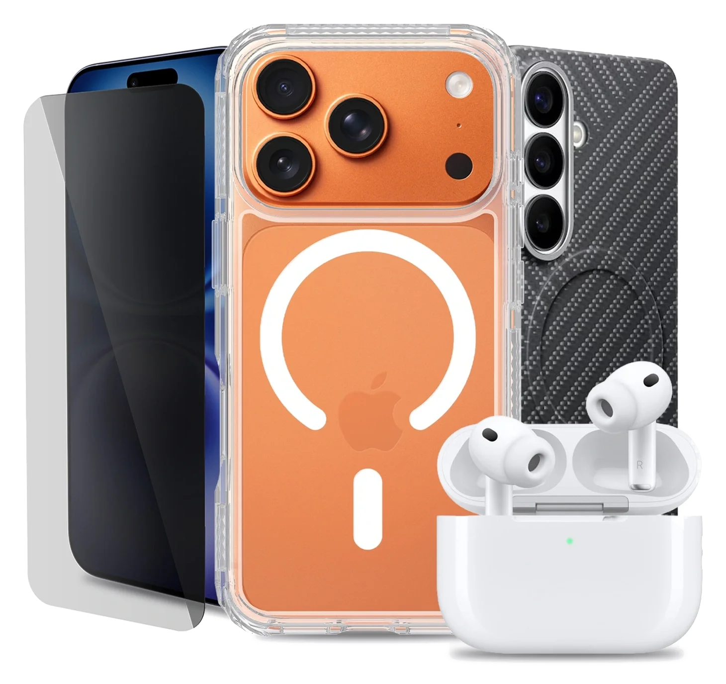 Mobiele 
  accessoires uit het mconomy-assortiment