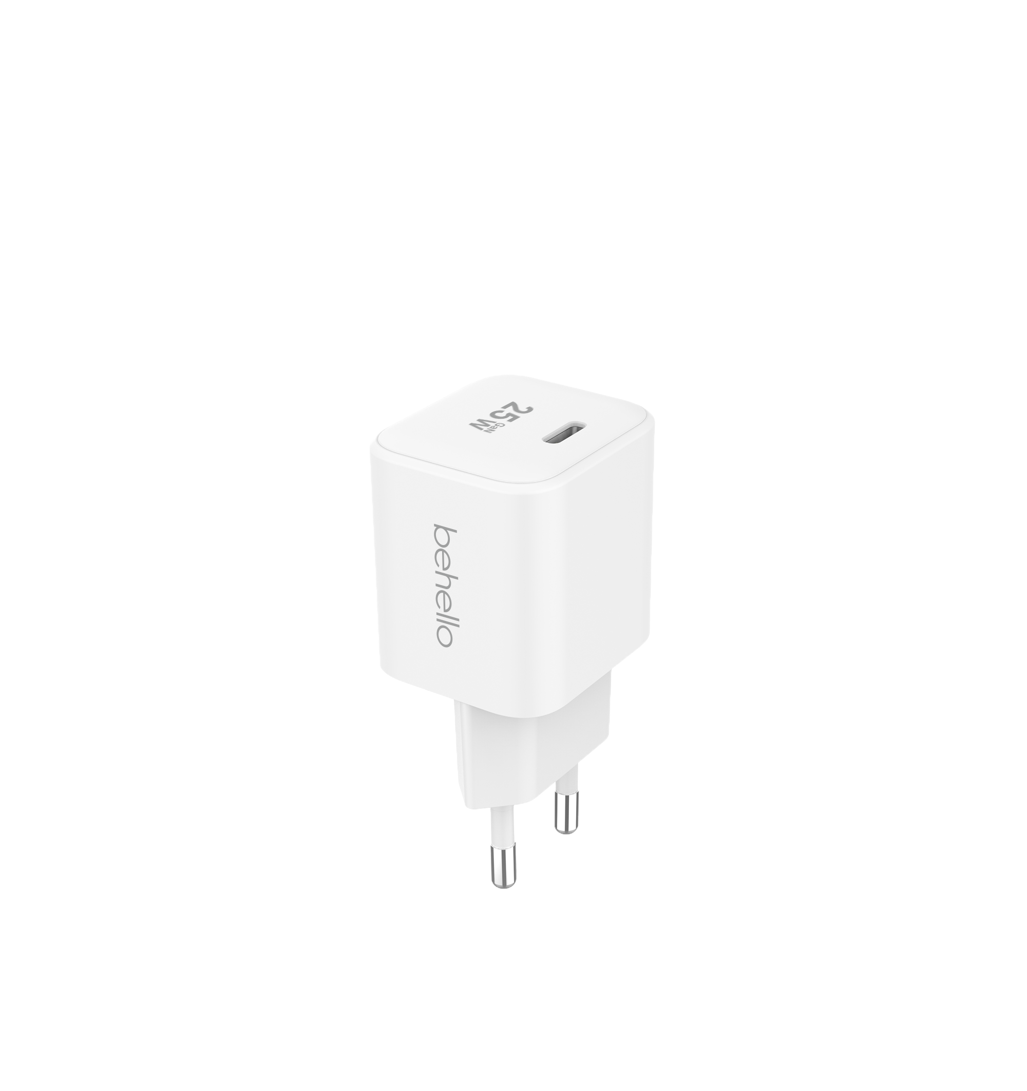 BeHello Oplader 25W GaN USB-C wit