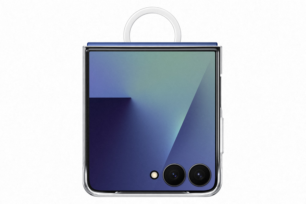 Samsung Galaxy Flip7 Clear ring case transparant