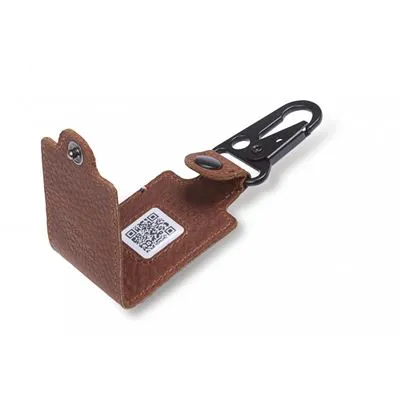 Decoded Bagagelabel NFC chip bruin