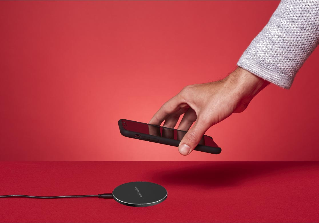 BeHello Draadloze oplader 15W zwart