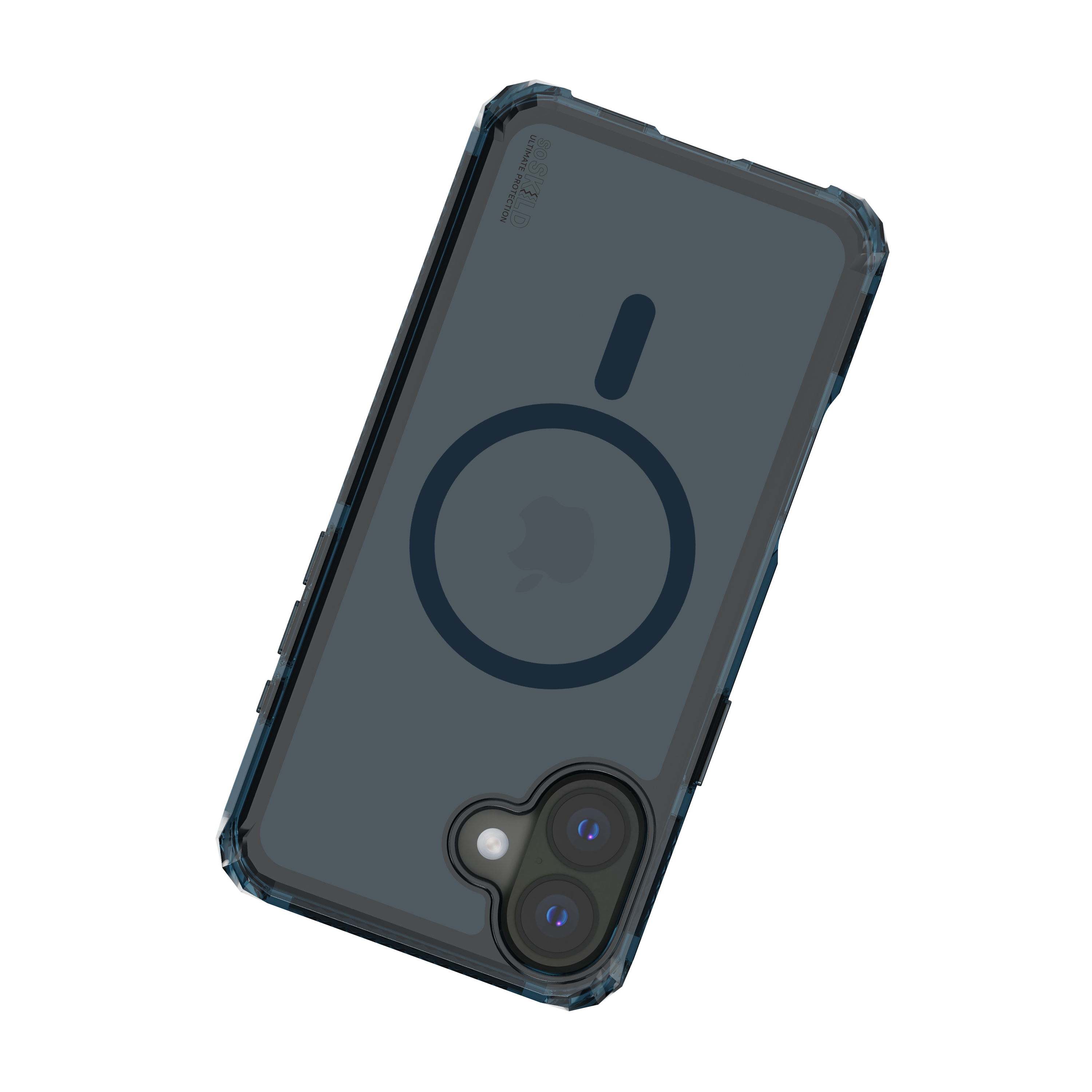 SoSkild iPhone 16 Plus Defend heavy impact case met magnetische ring grijs