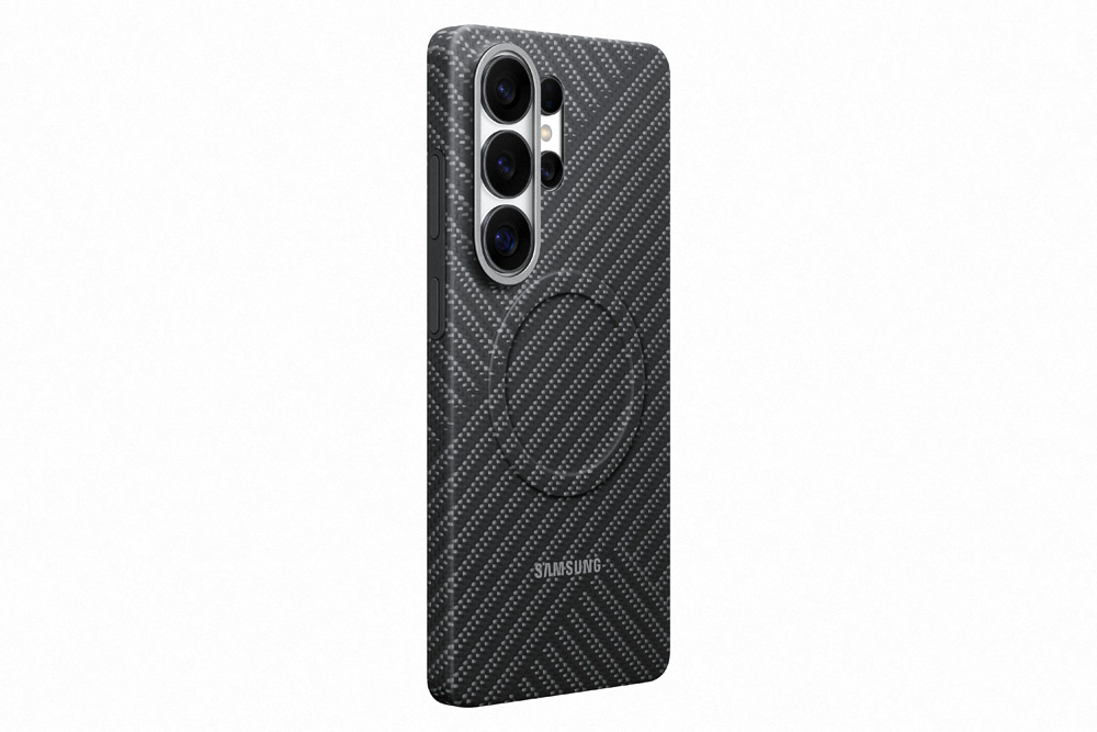 Samsung Galaxy S26 Ultra Carbon magnet case grijs