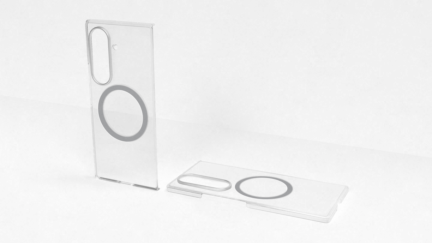 Samsung Galaxy Fold7 Clear magnet case transparant