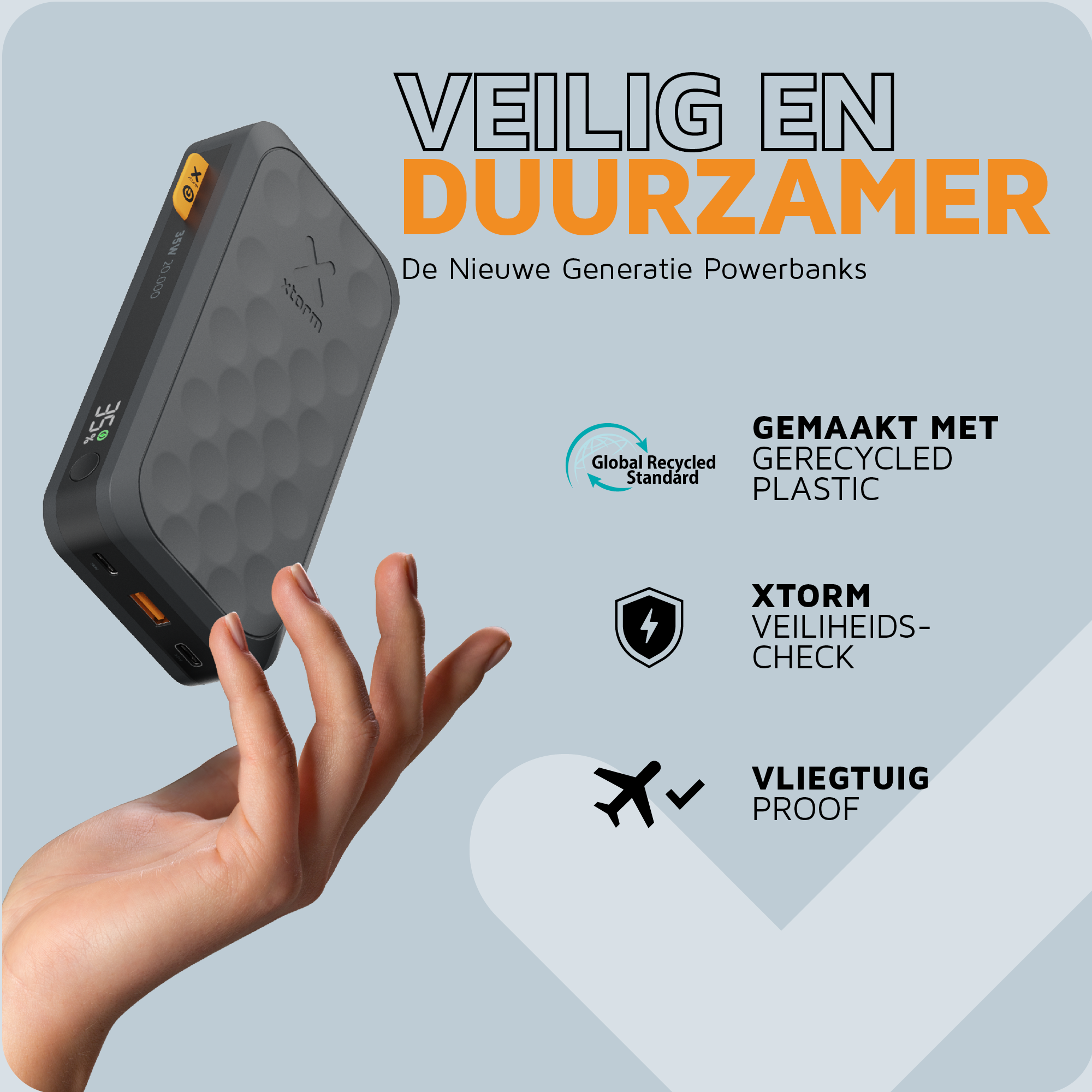 Xtorm Powerbank 20.000mAh 35W zwart