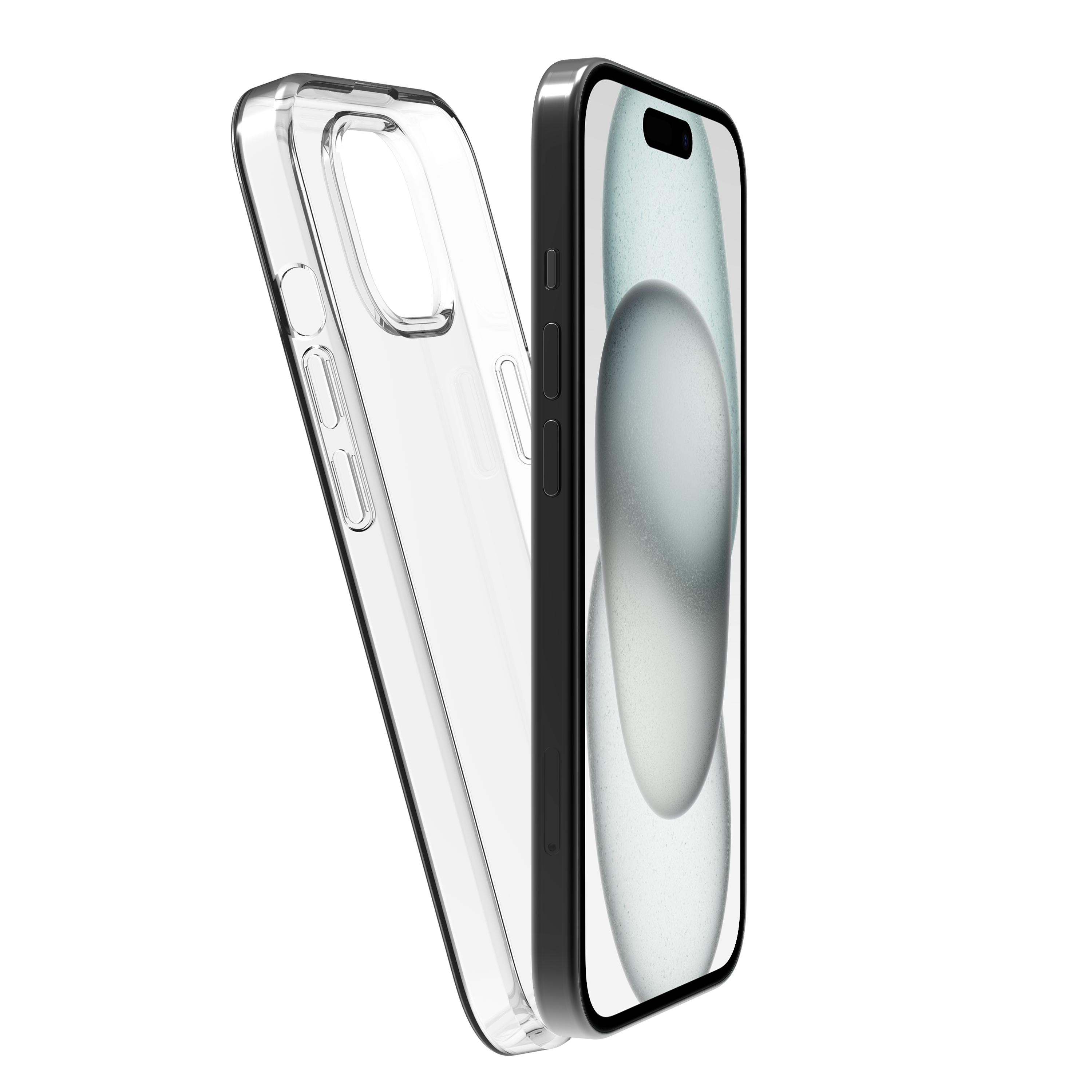 BeHello iPhone 15 Thin gel case transparant