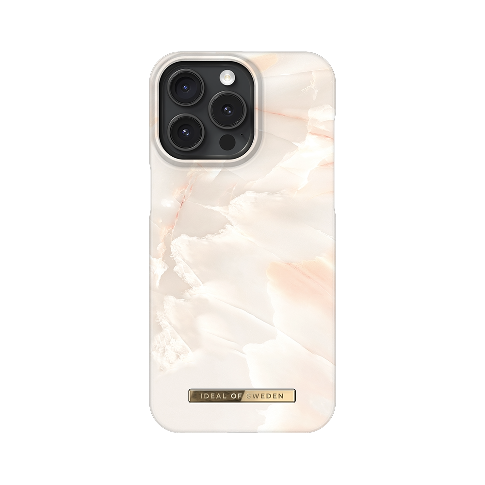 iDeal of Sweden iPhone 15 Pro Max Fashion back case rose pearl marble