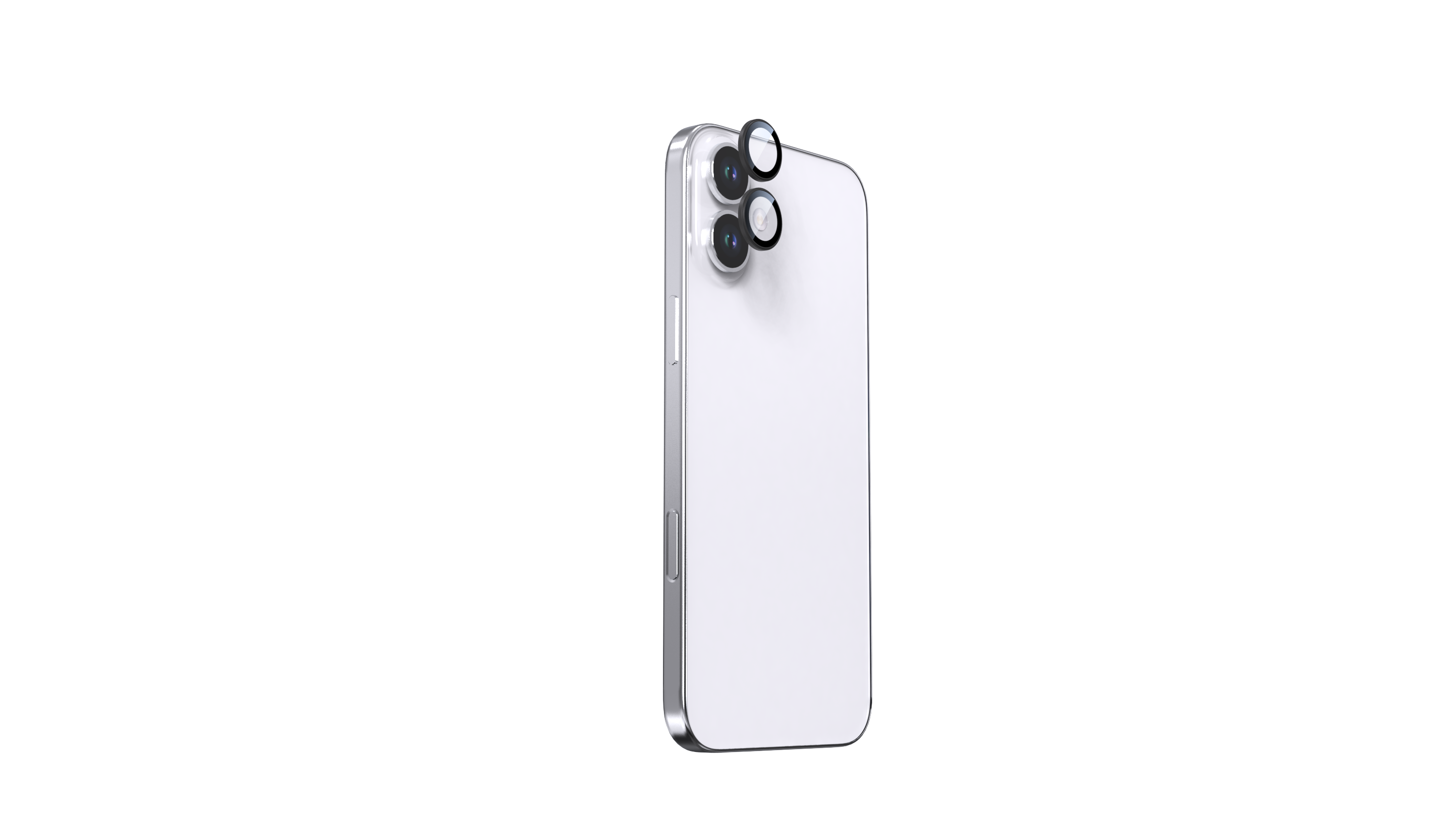 BeHello iPhone 16/16 Plus Camera lens protector zwart