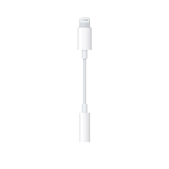 Apple Lightning naar 3.5mm jack adapter wit