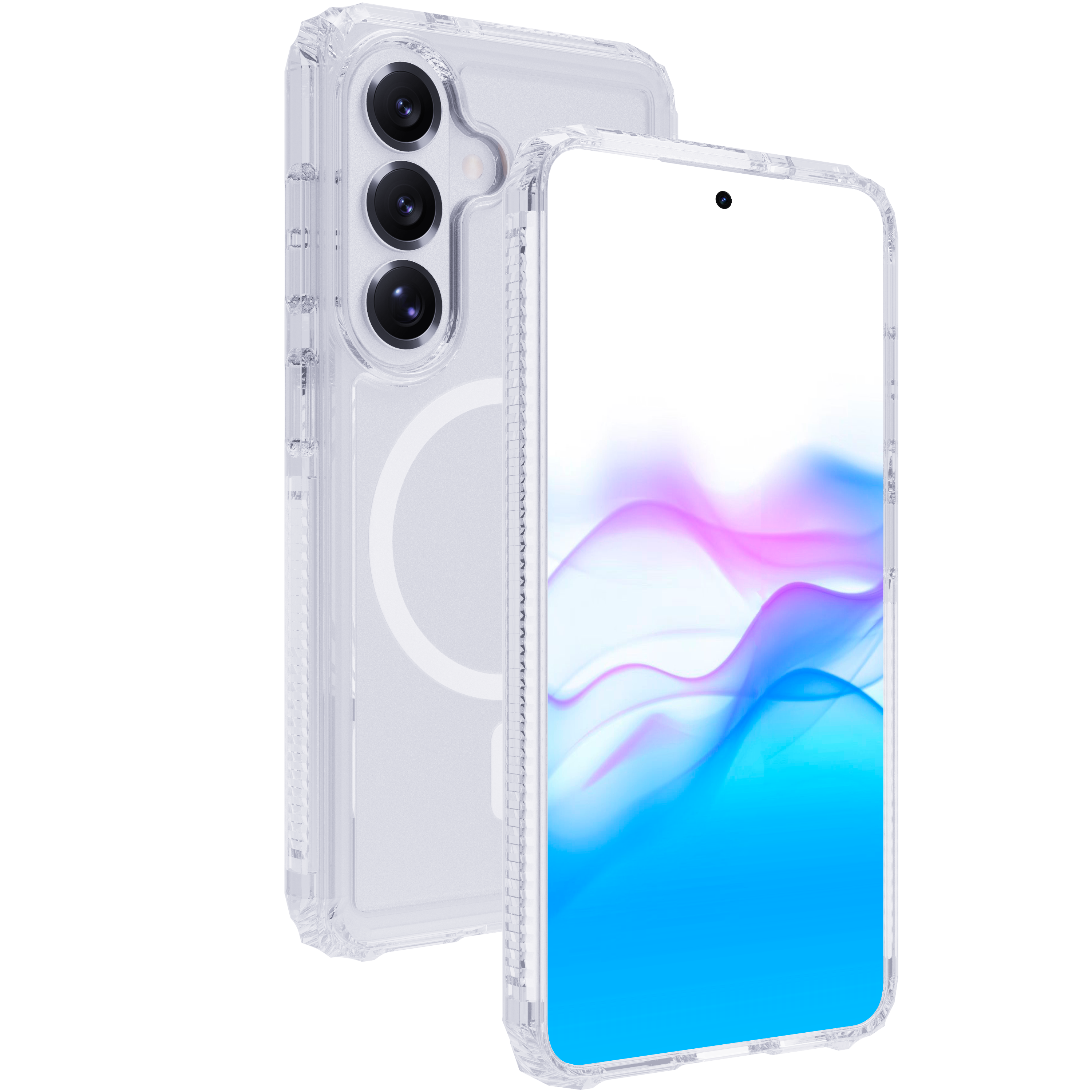 SoSkild Samsung Galaxy S26 Defend heavy impact case met magnetische ring transparant