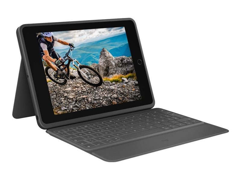 Logitech iPad (10e generatie) Rugged folio toetsenbordcase QWERTY zwart