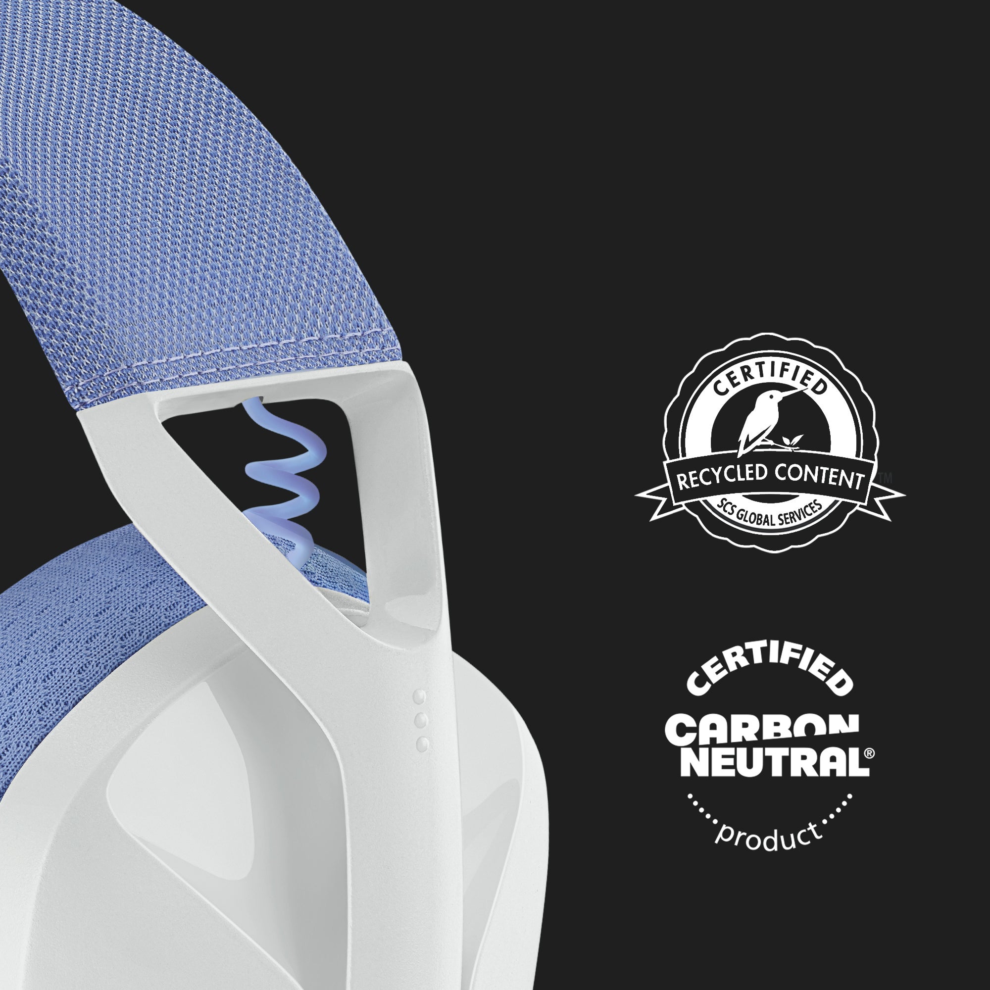 Logitech G G435 draadloze gaming headset blauw/wit