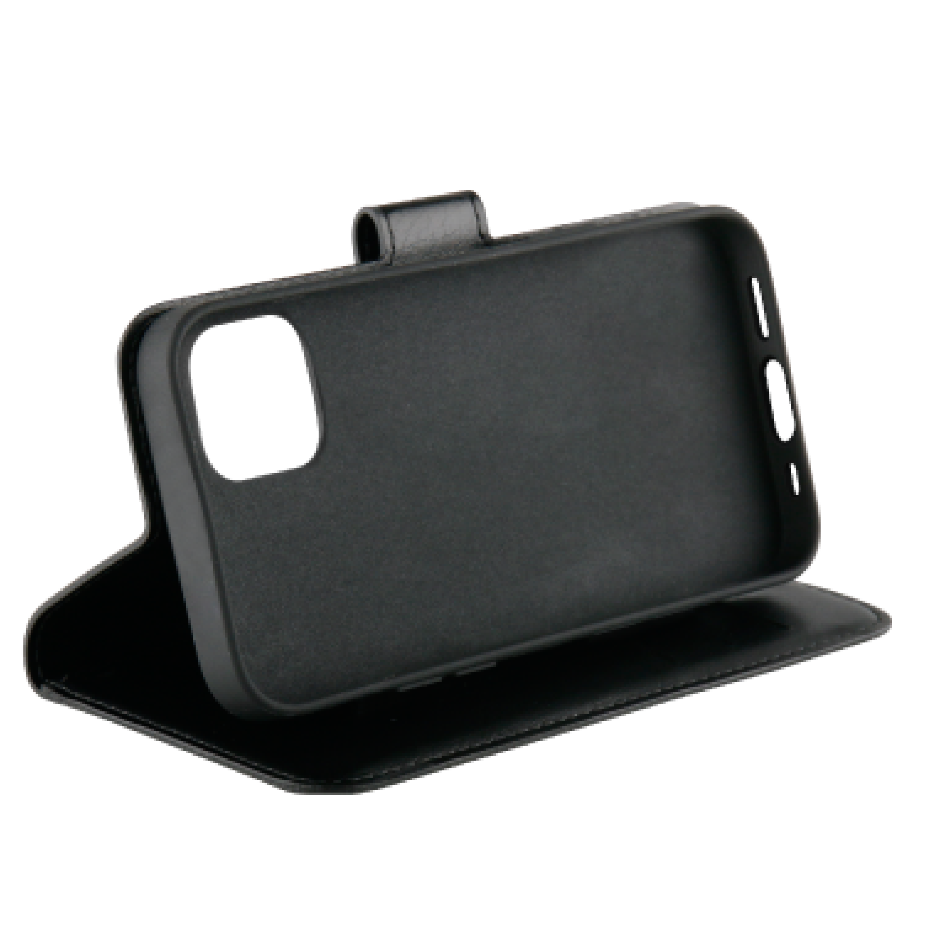 BeHello iPhone 15 Gel wallet case zwart