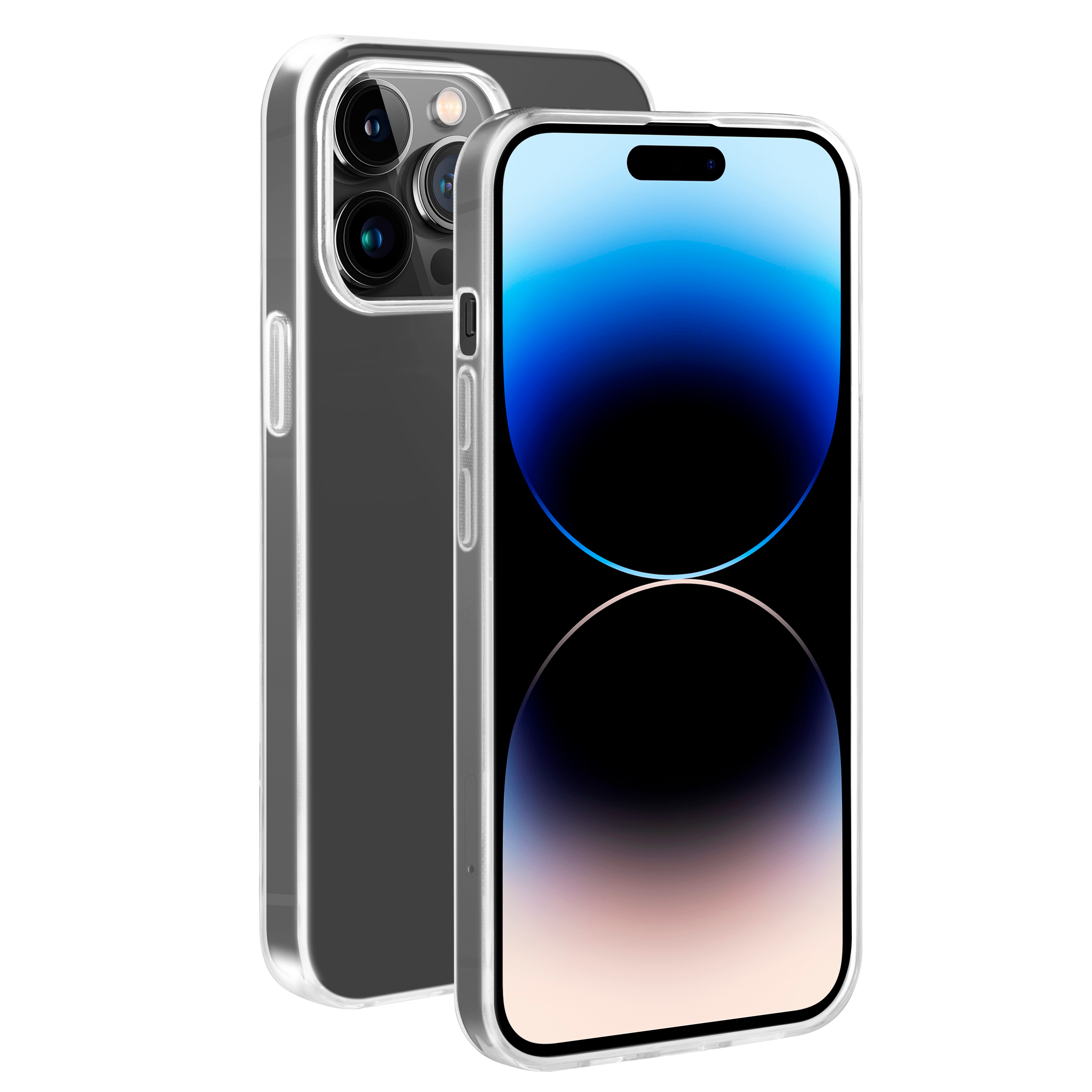BeHello iPhone 14 Pro Thin gel case transparant