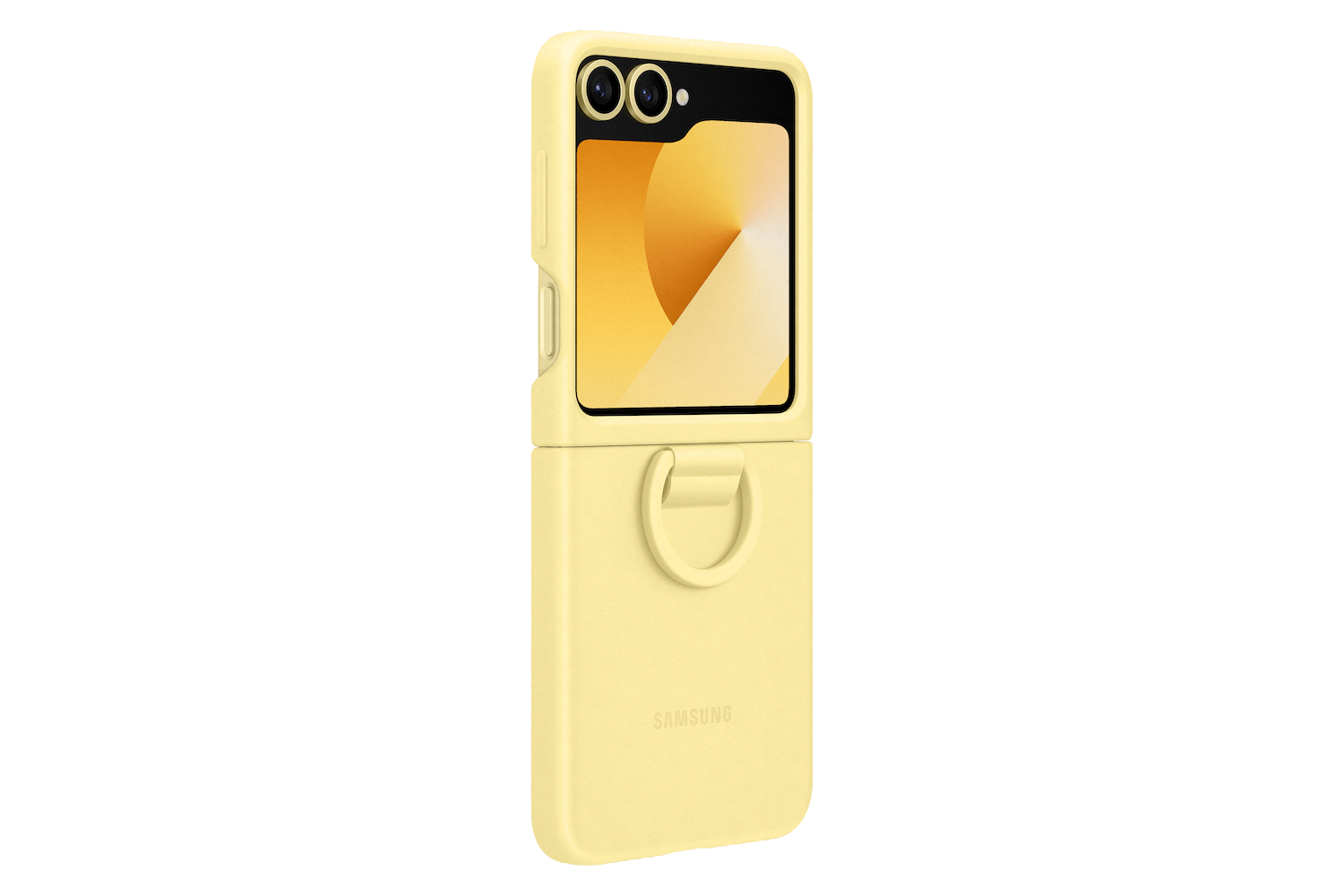 Samsung Galaxy Flip6 Silicone case geel